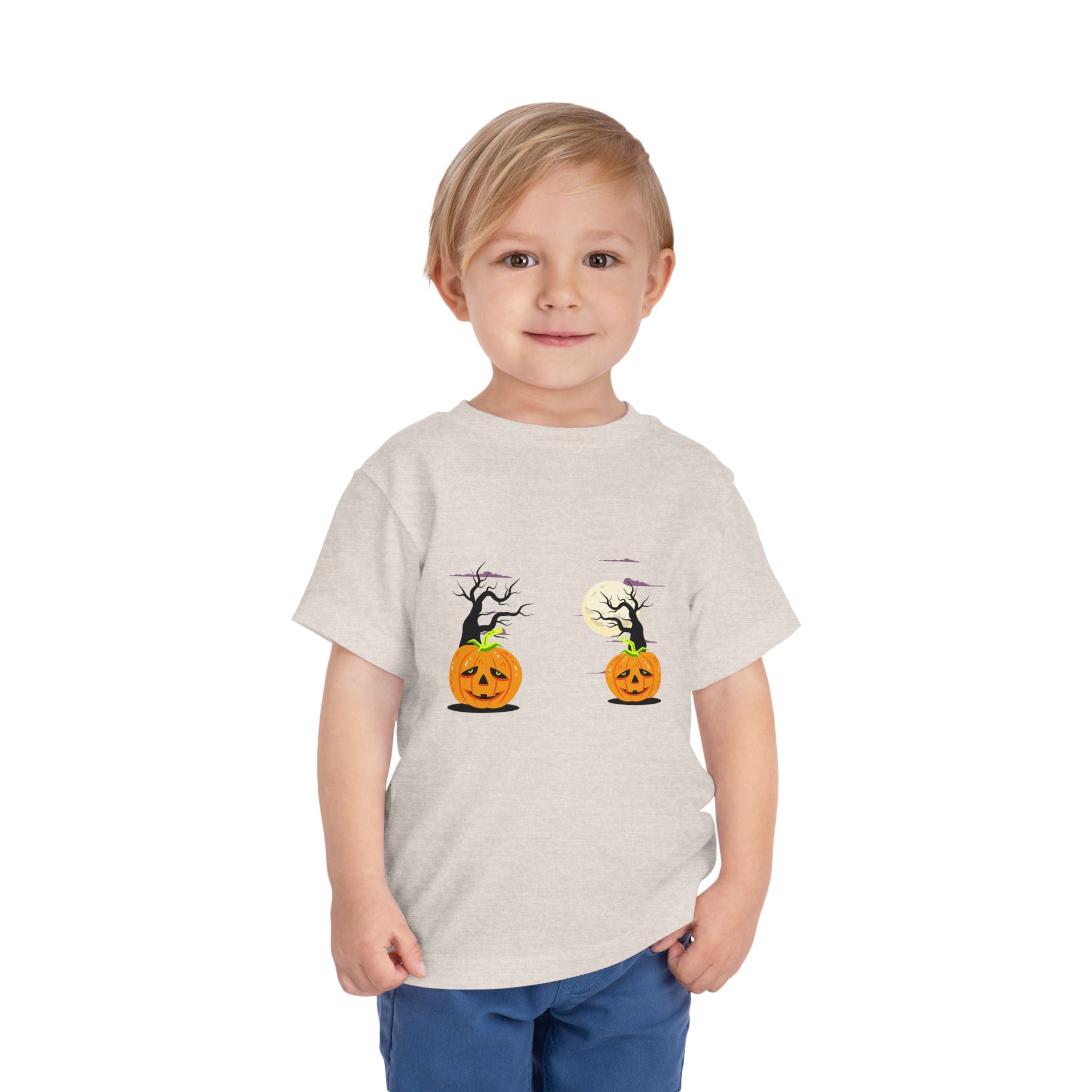 Happy Halloween with Cats | Toddler Short Sleeve Tee