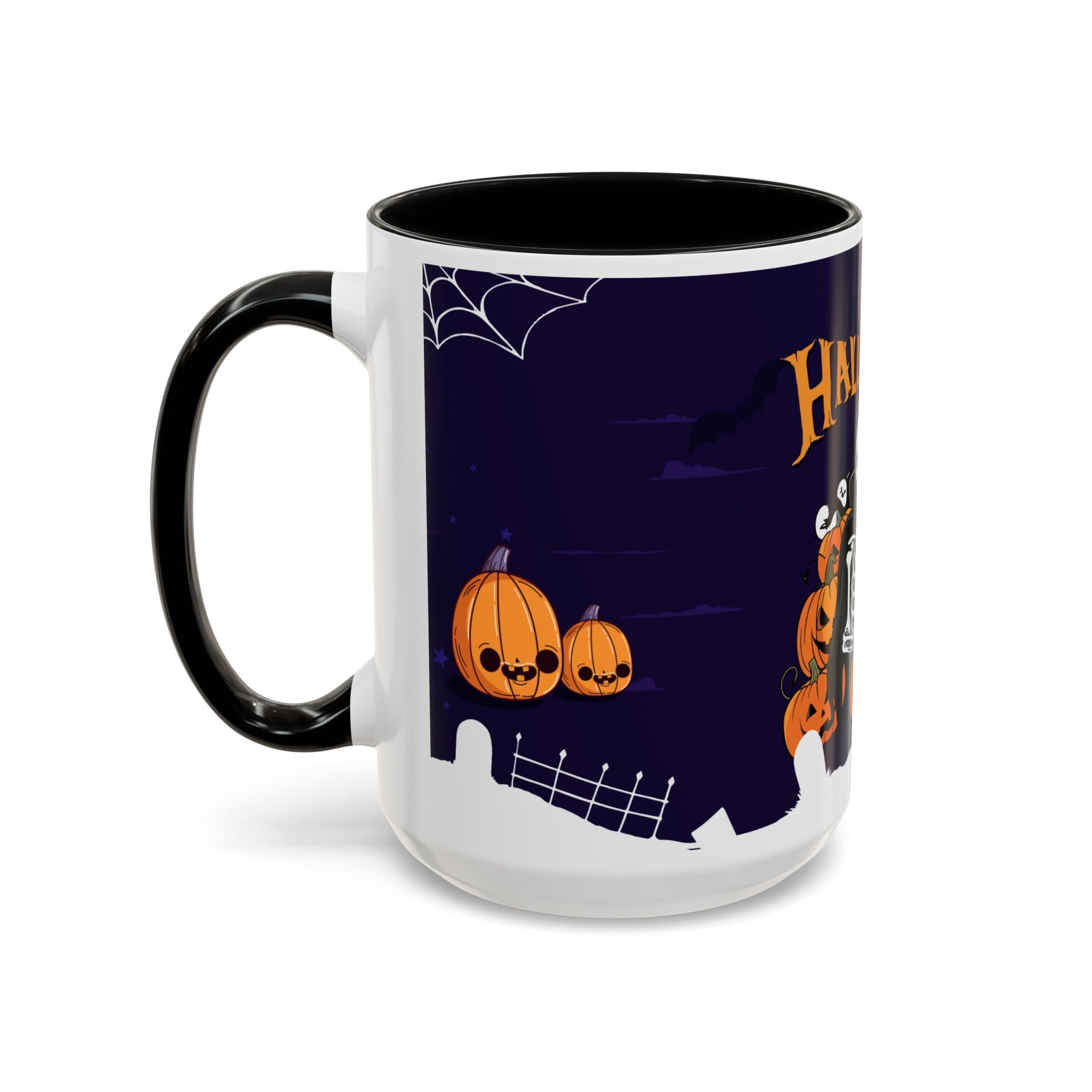 Halloween is Better with Skeleton | Accent Coffee Mug