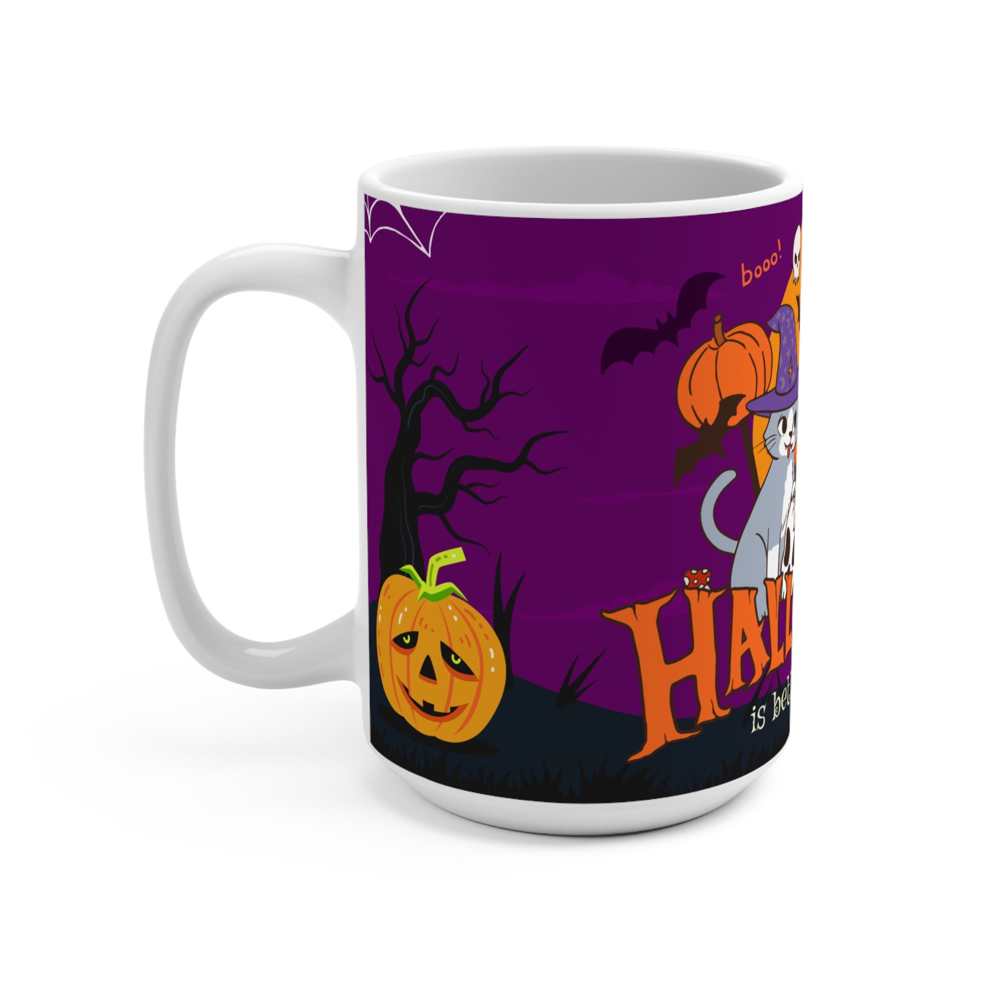 Happy Halloween is Better with Cats | Mug