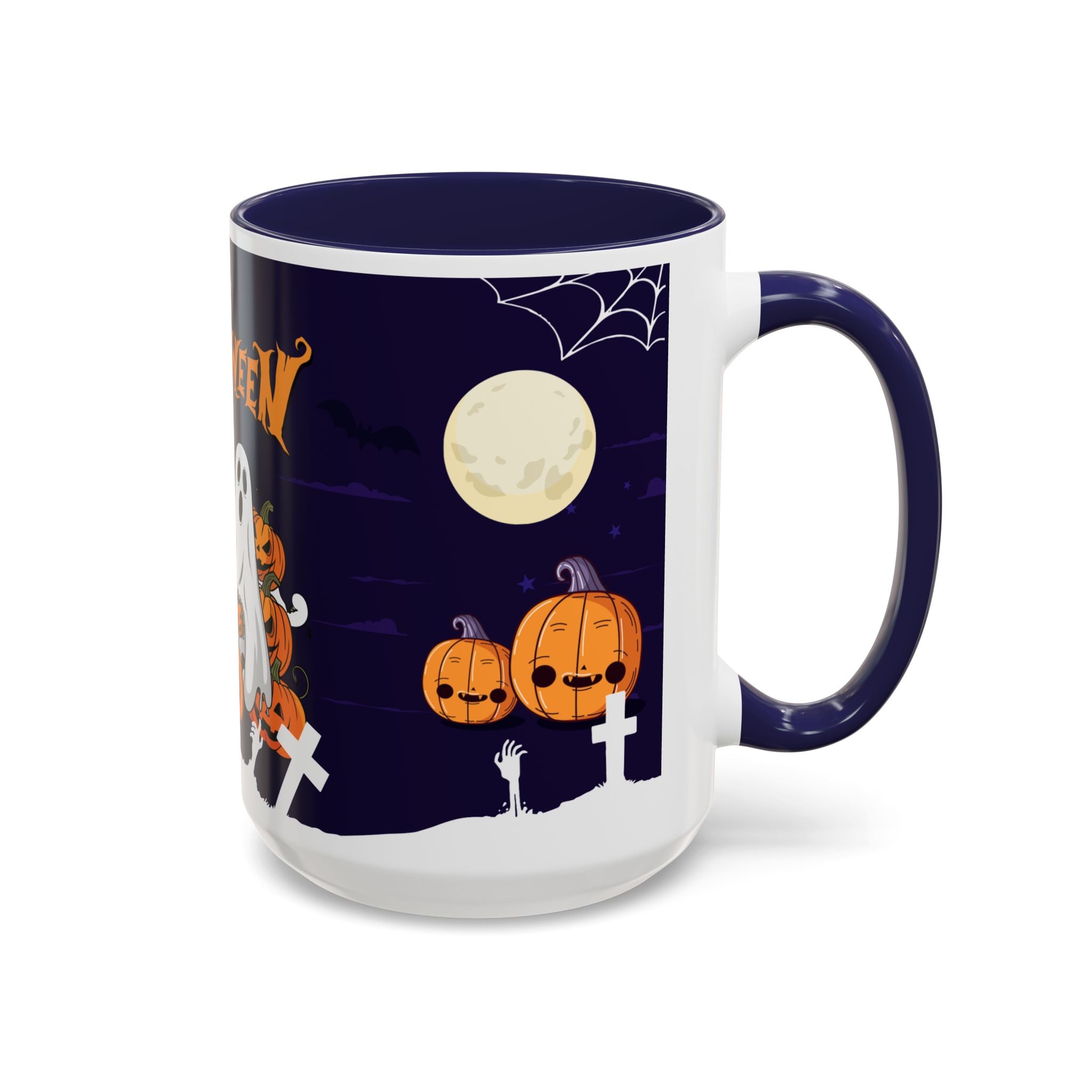 Halloween is Better with Skeleton | Accent Coffee Mug