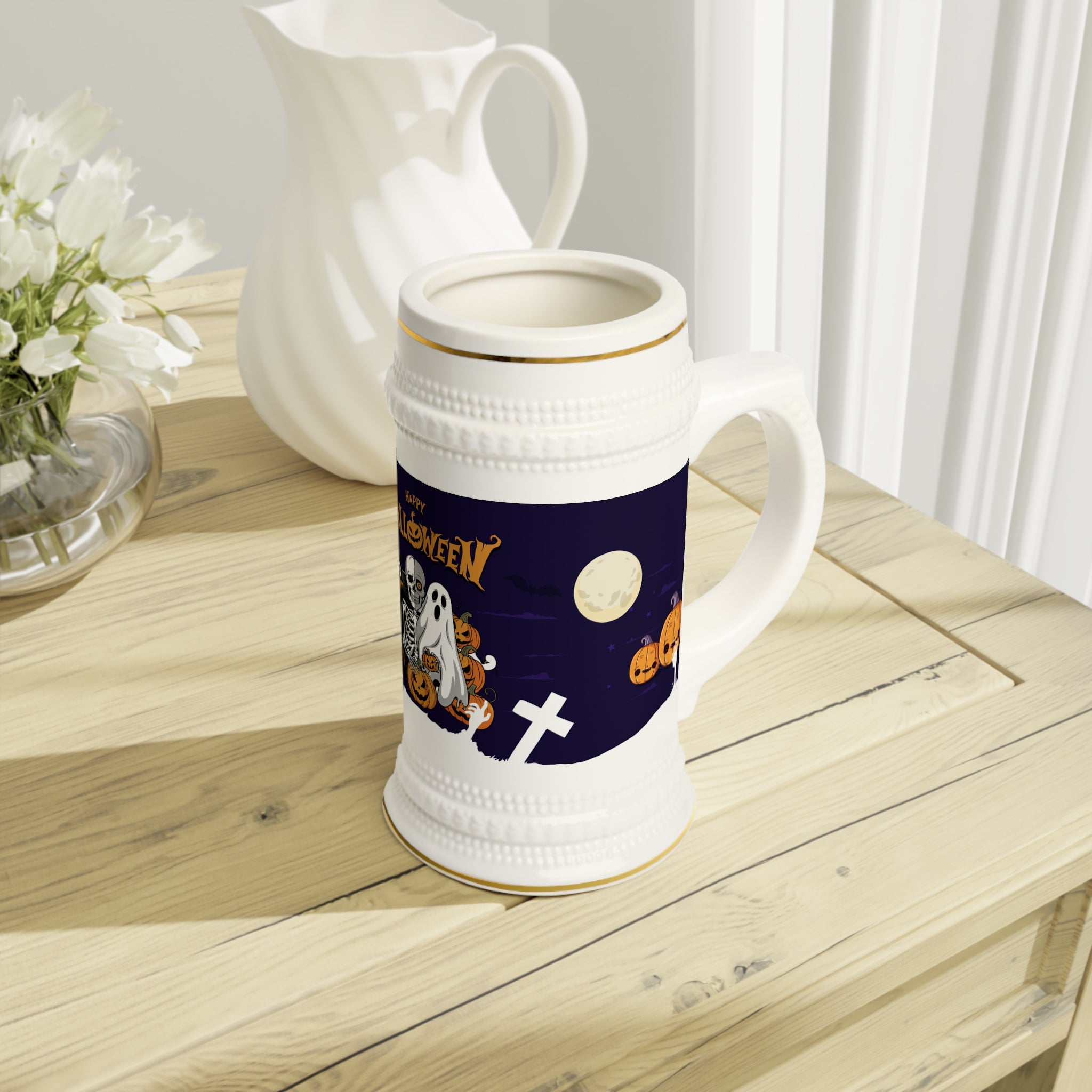 Halloween is Better with Skeleton | Stein Mug