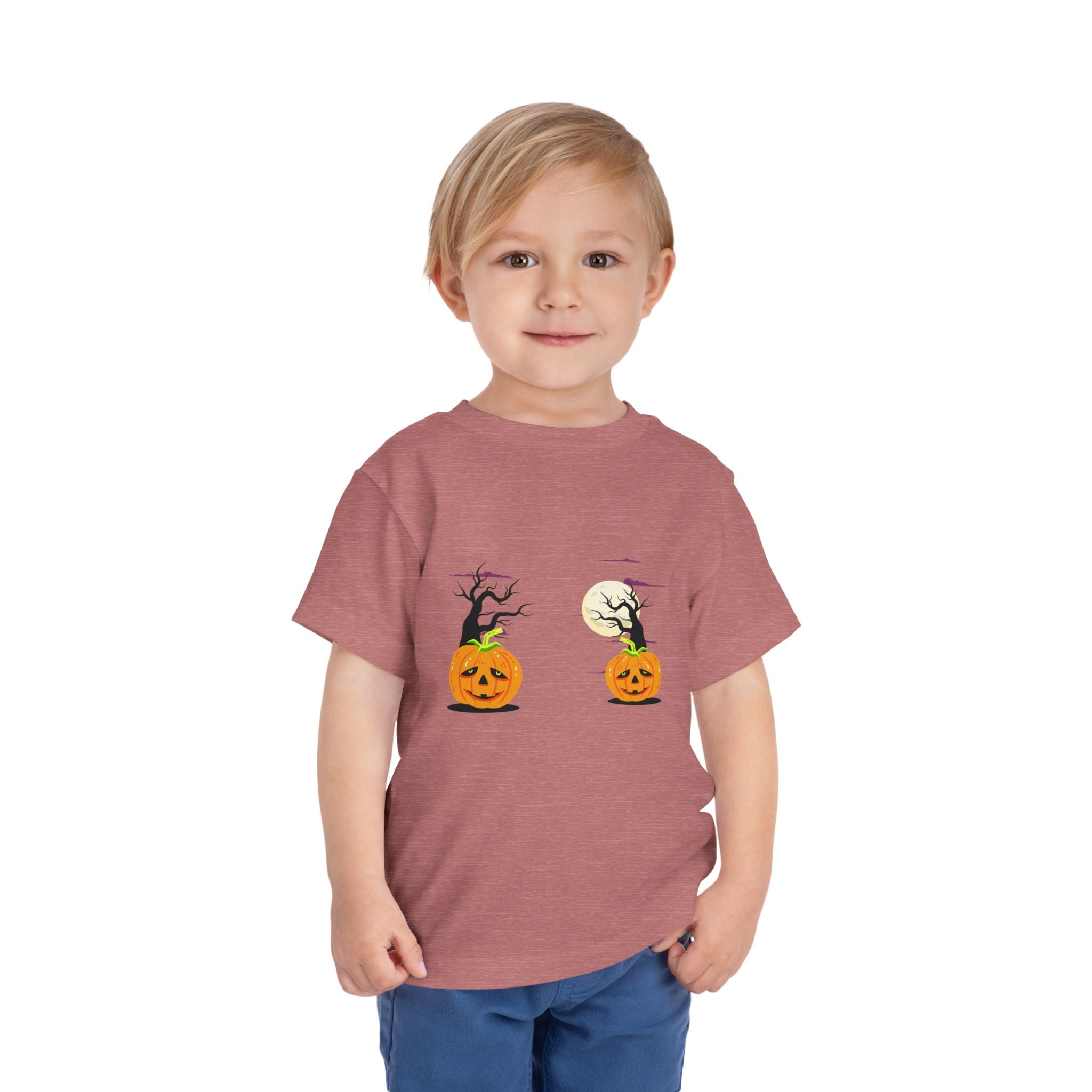 Happy Halloween with Cats | Toddler Short Sleeve Tee