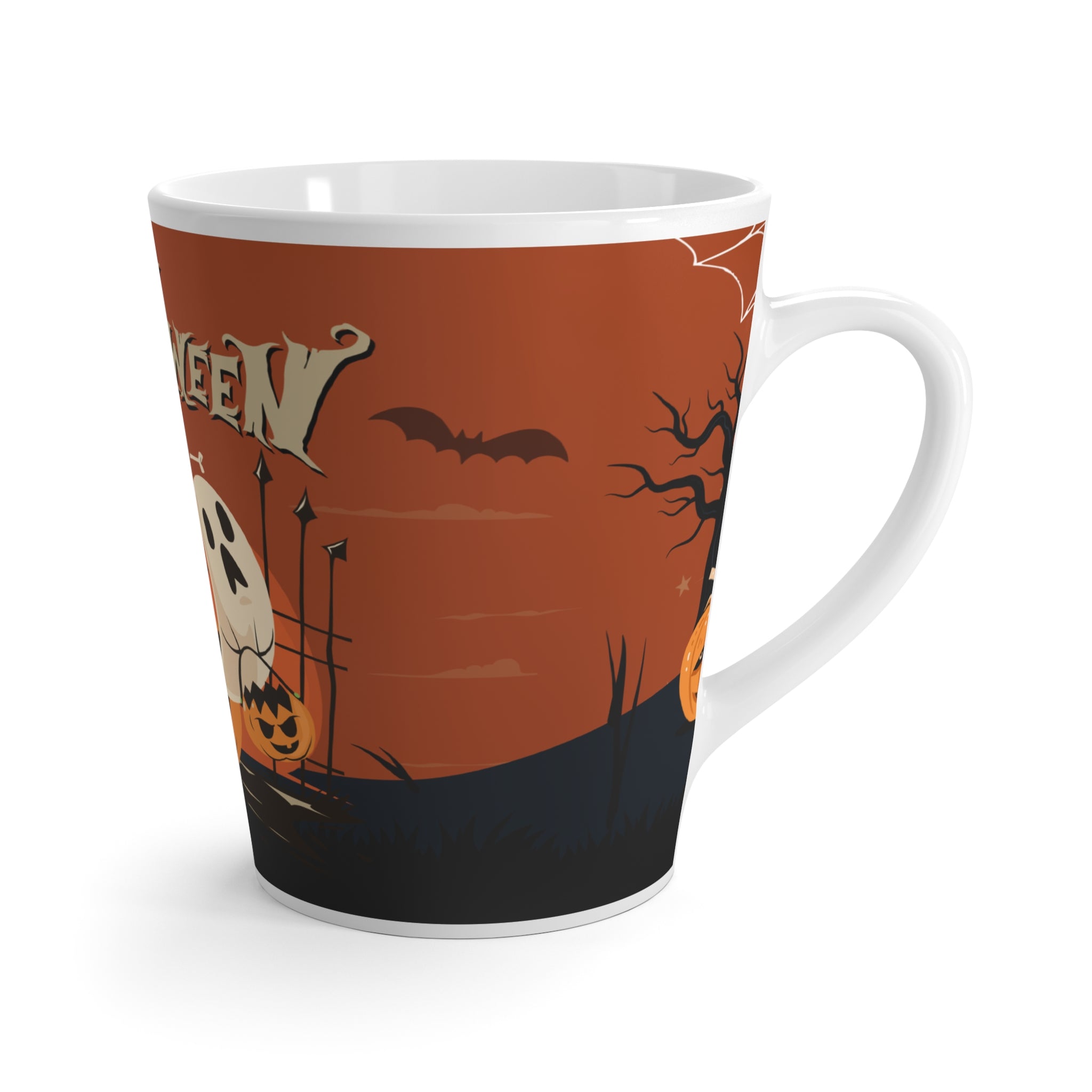 Happy Halloween with Pumpkin | Latte Mug