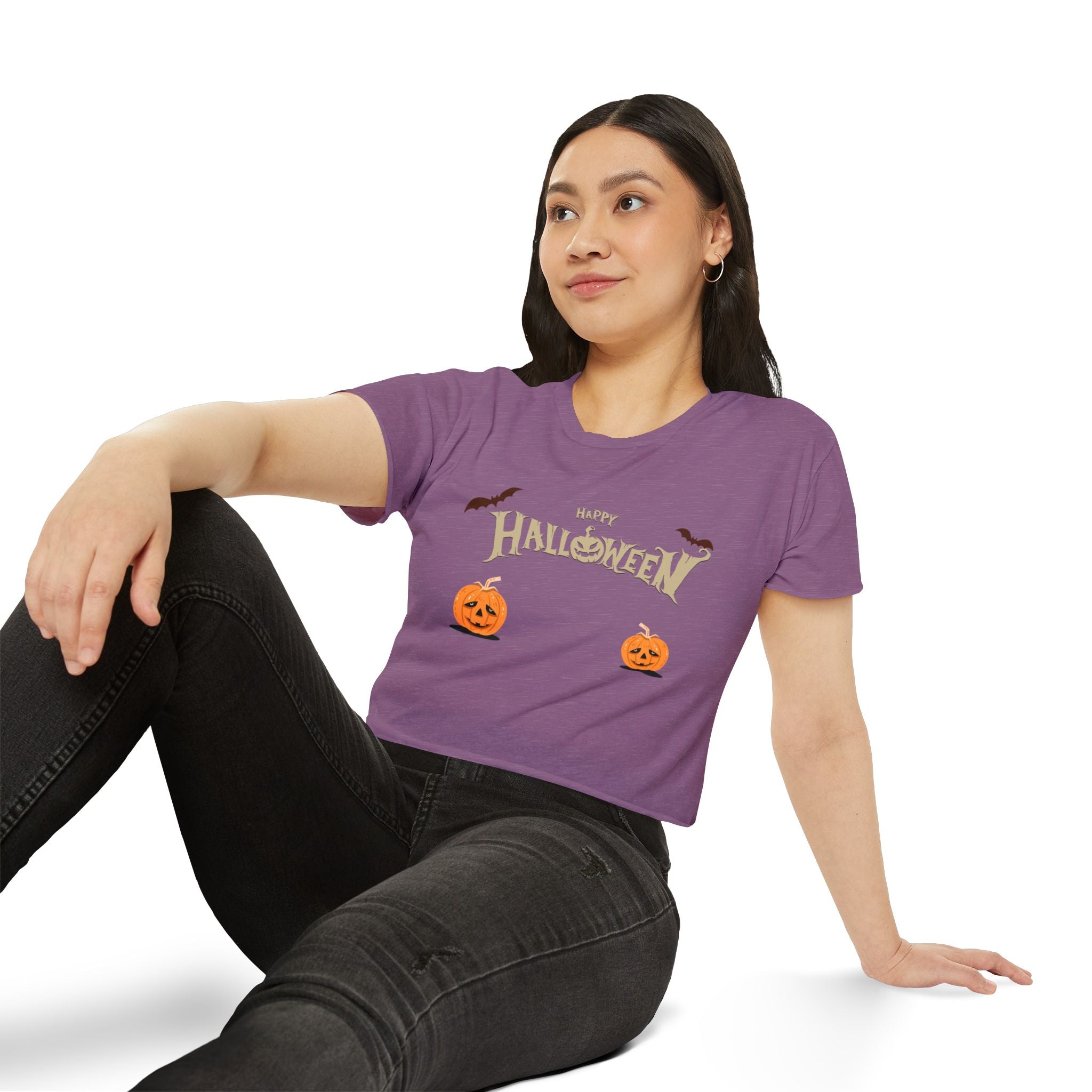 Happy Halloween with Cats | Women's Festival Crop Top