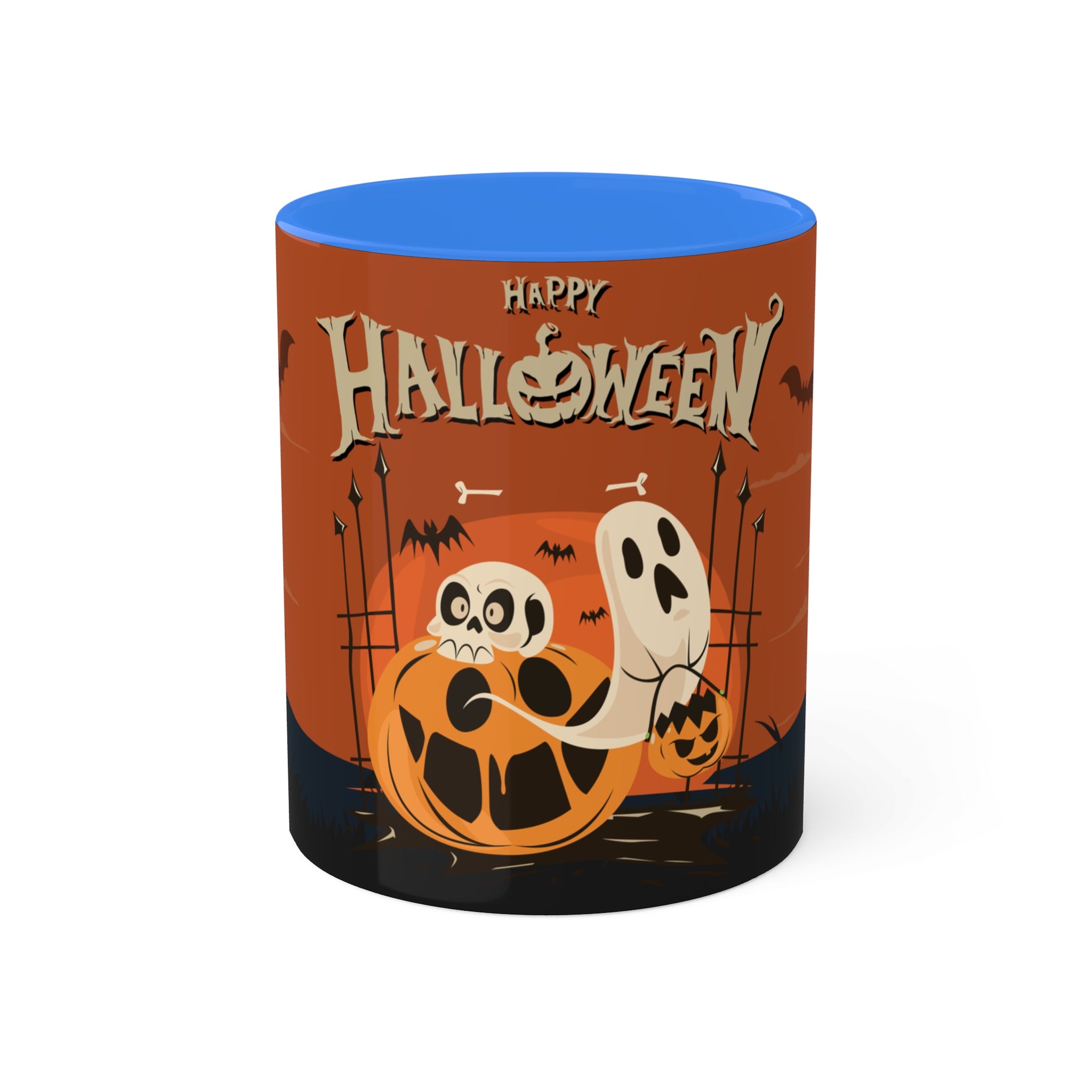 Happy Halloween with Pumpkin | Colorful Mugs