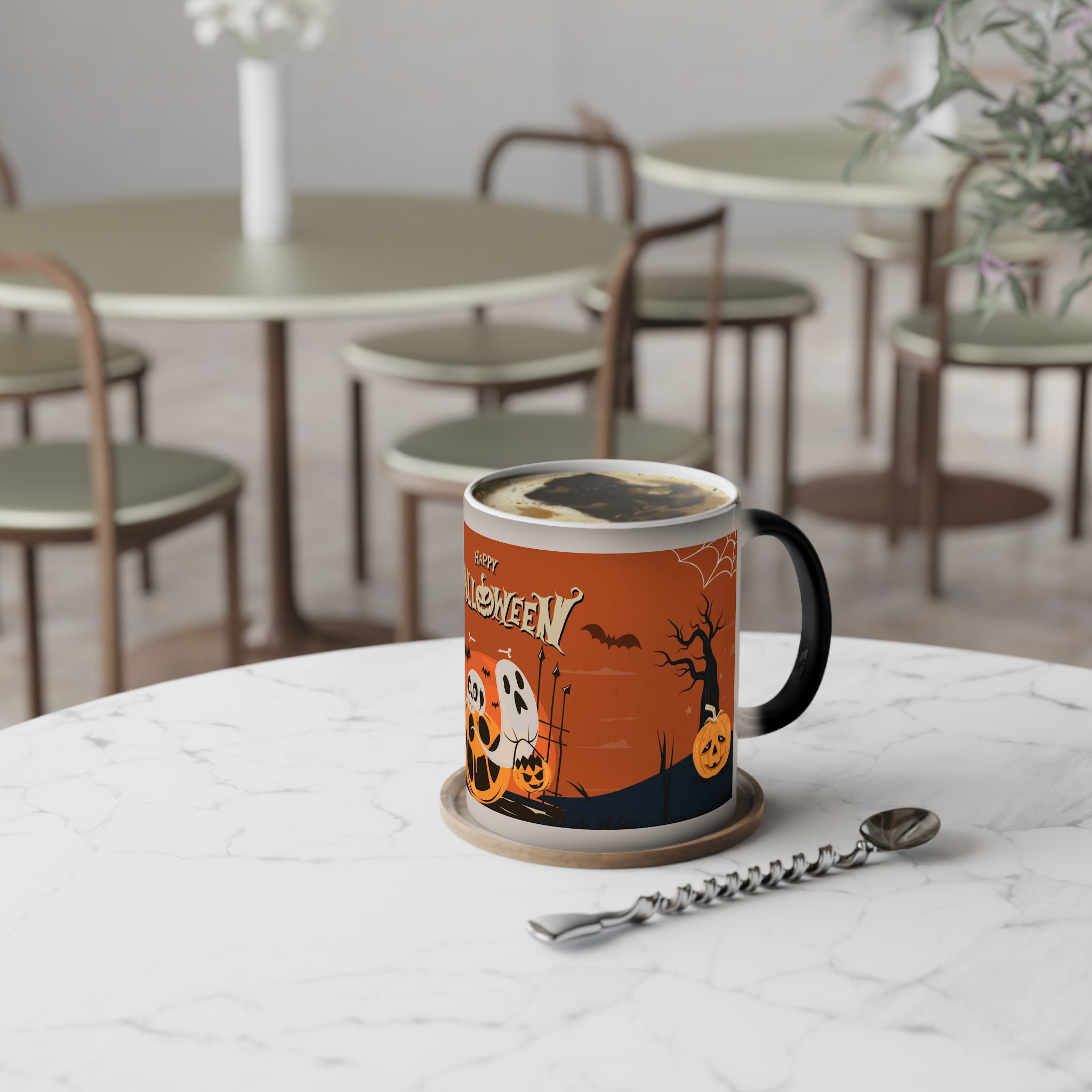 Happy Halloween with Pumpkin | Color-Changing Mug