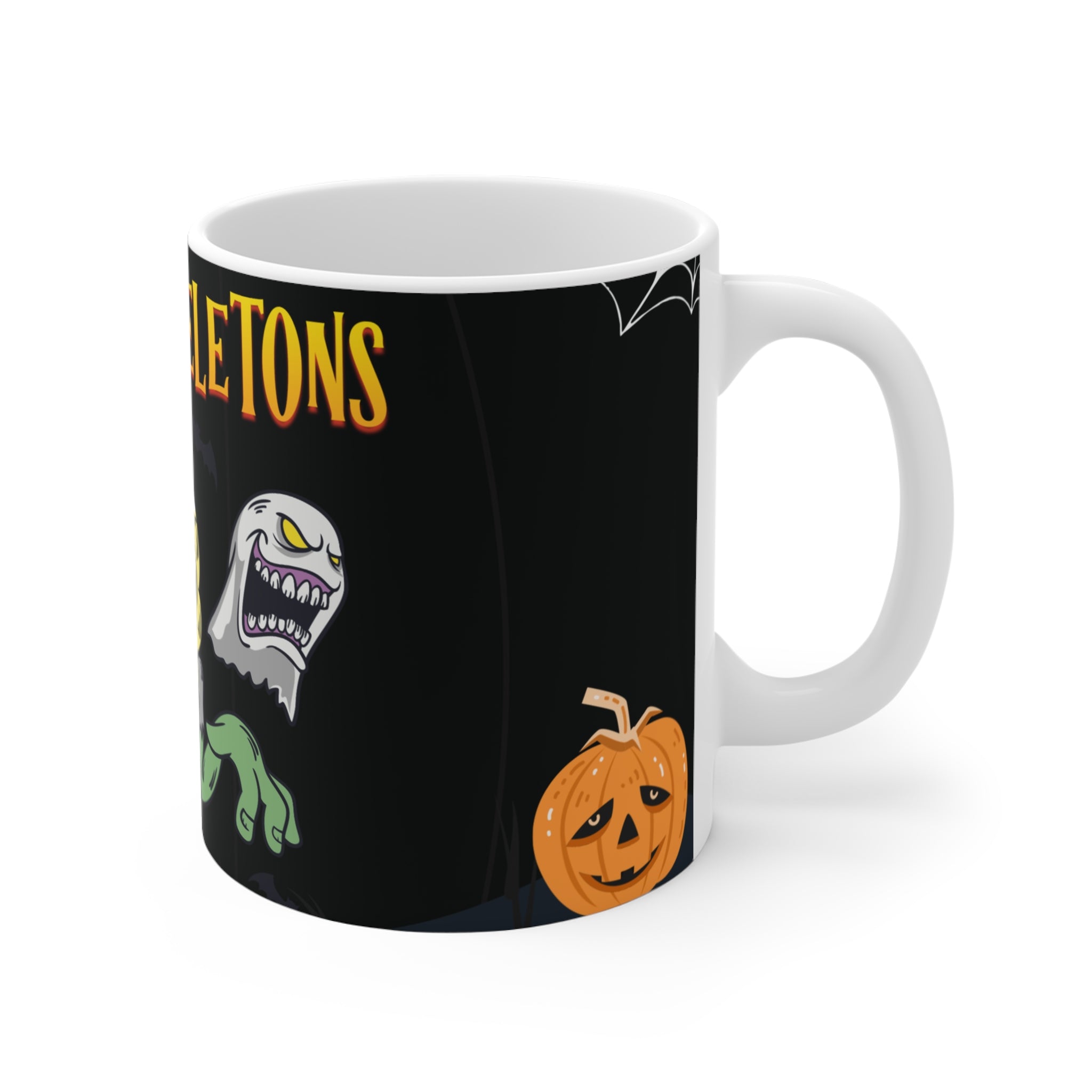 Creepy Skeletons Halloween | Spooky Night Fun | Mug
