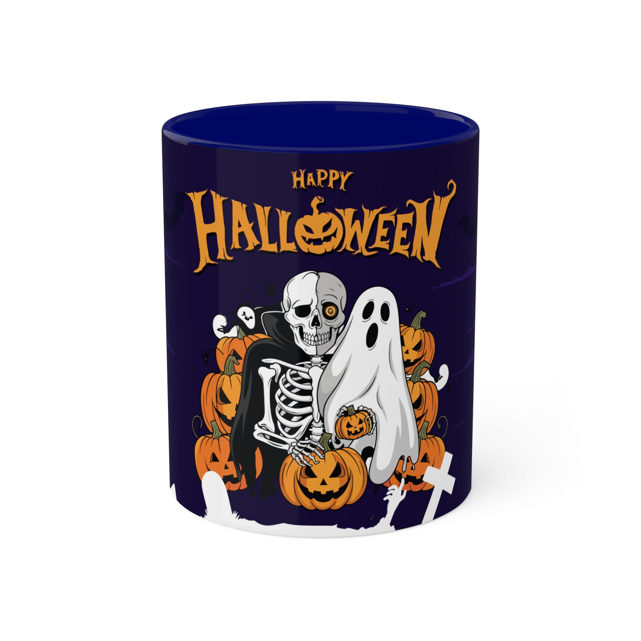 Halloween is Better with Skeleton | Colorful Mugs