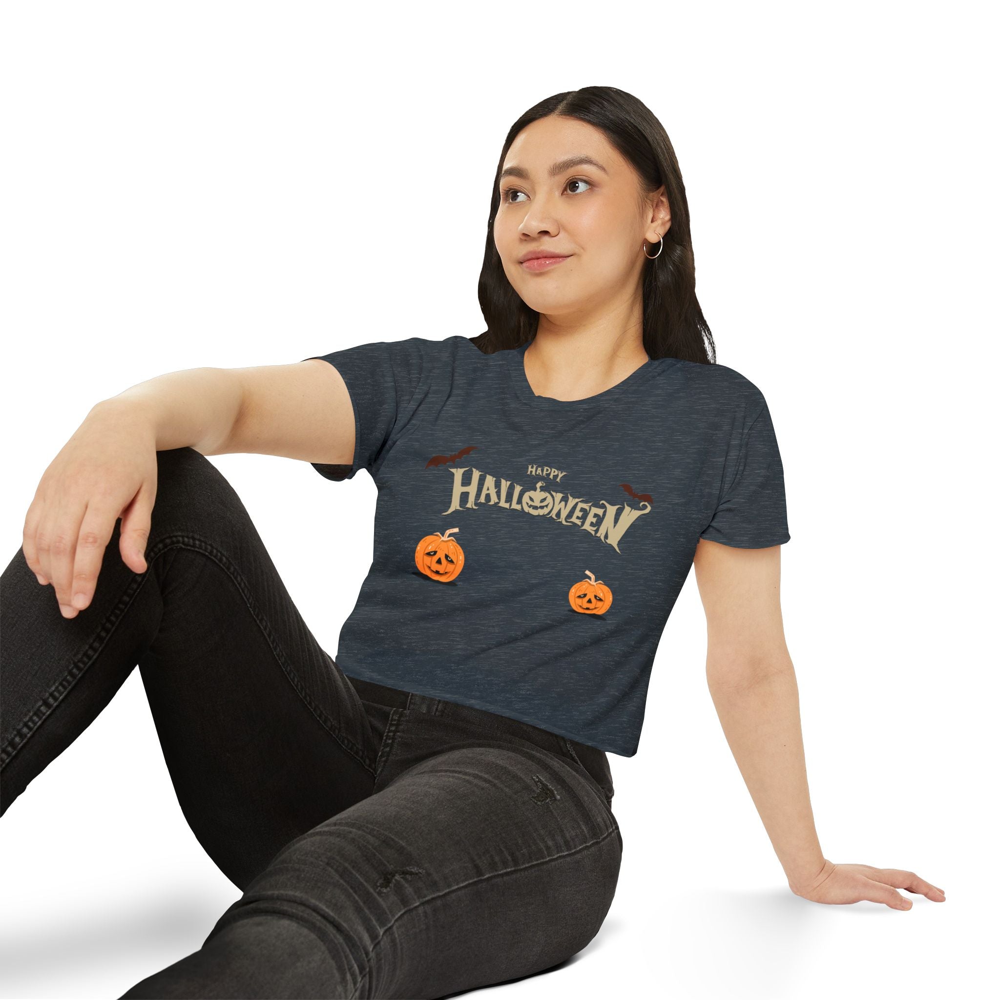 Happy Halloween with Cats | Women's Festival Crop Top