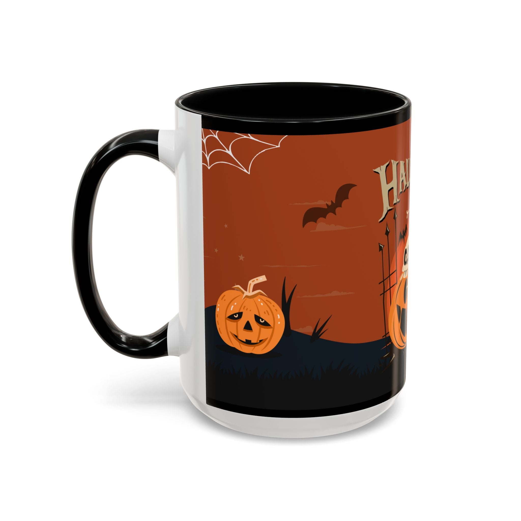 Happy Halloween with Pumpkin | Accent Coffee Mug