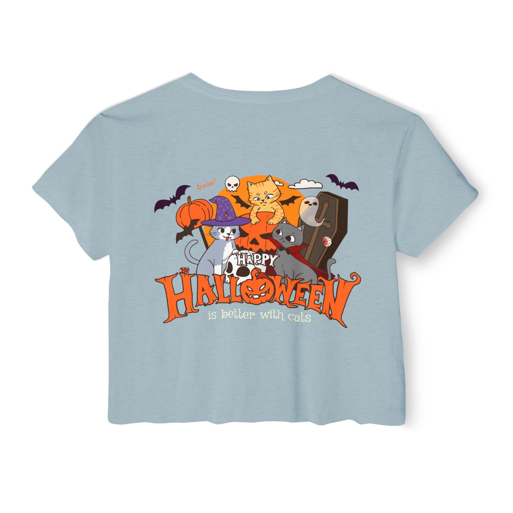 Happy Halloween with Cats | Women's Festival Crop Top