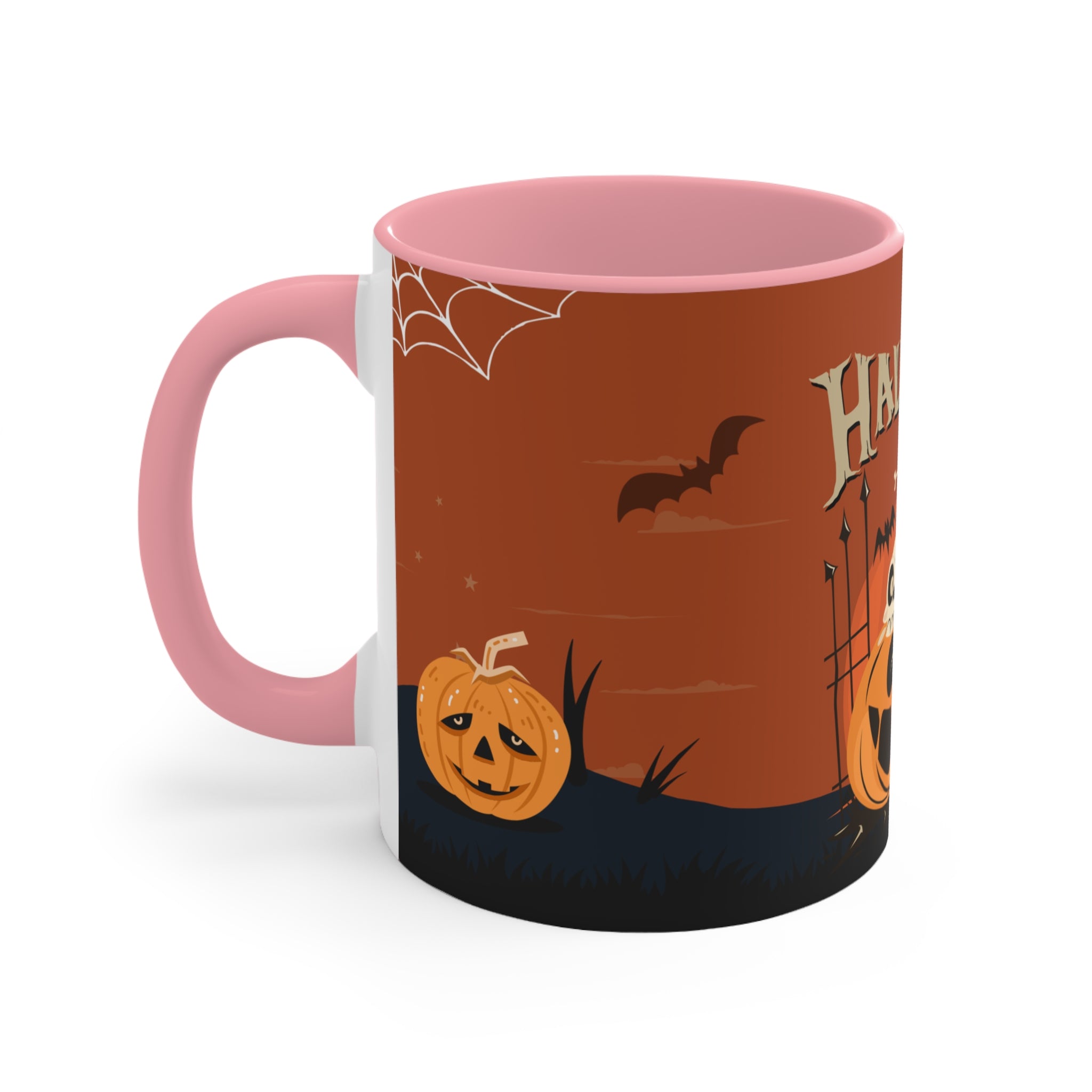 Happy Halloween with Pumpkin | Accent Mugs