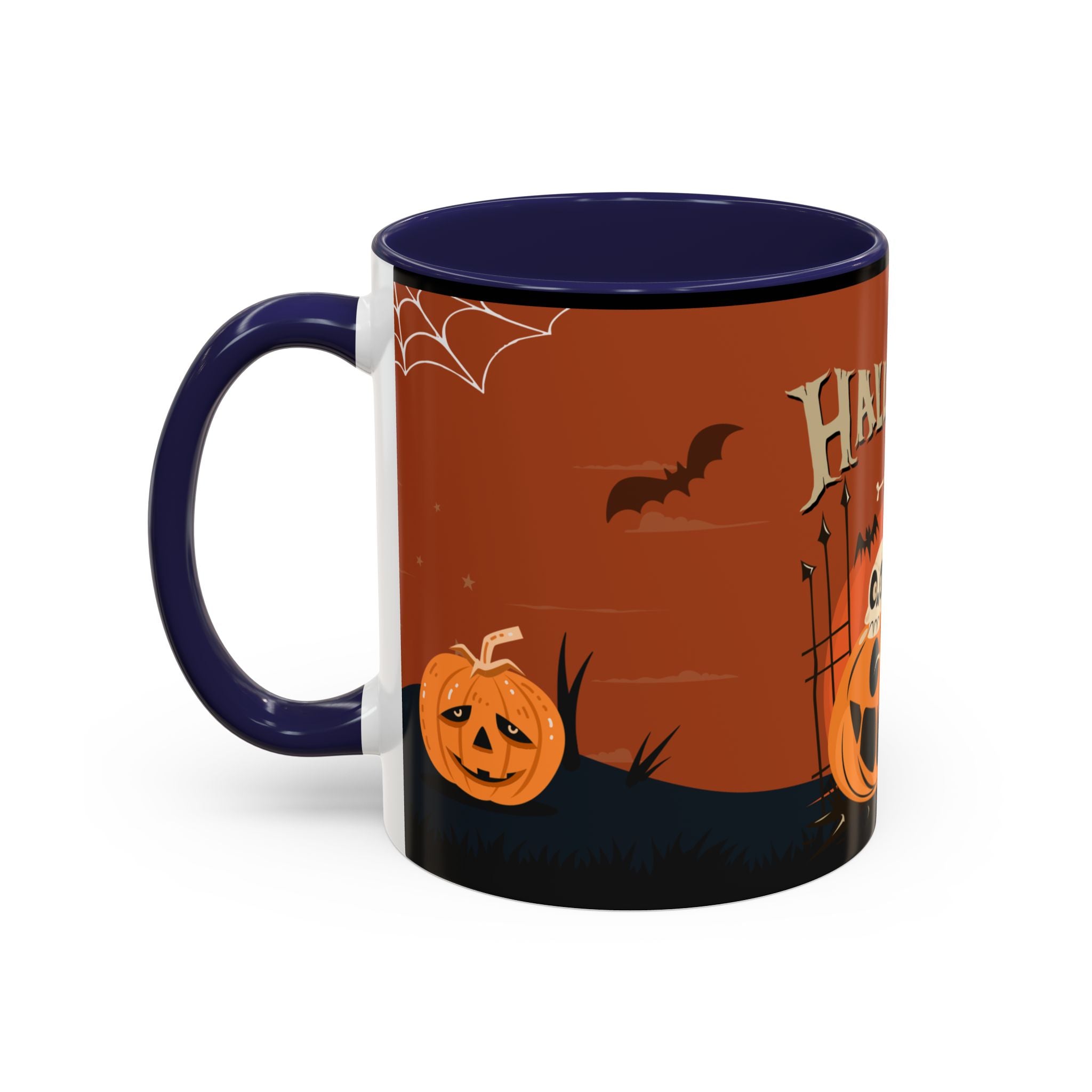 Happy Halloween with Pumpkin | Accent Coffee Mug