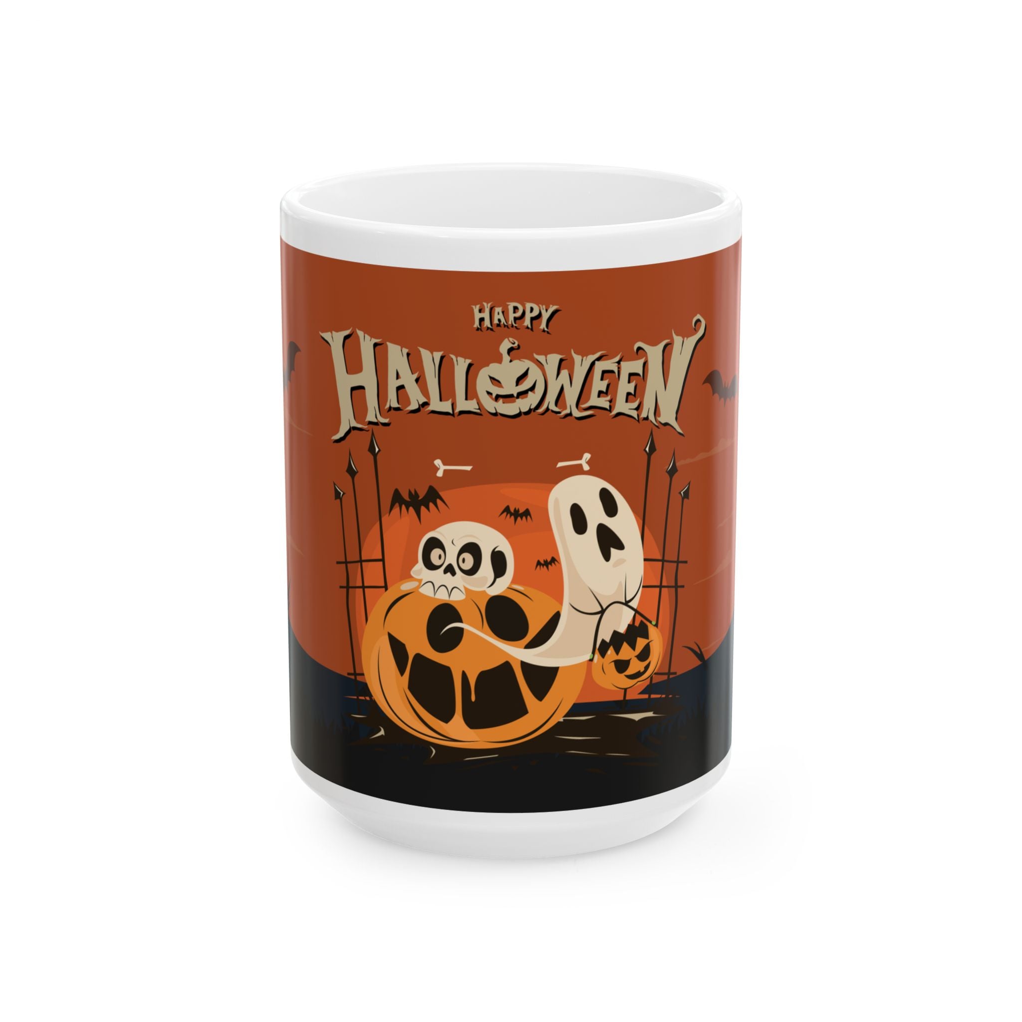 Happy Halloween with Pumpkin | Ceramic Mug