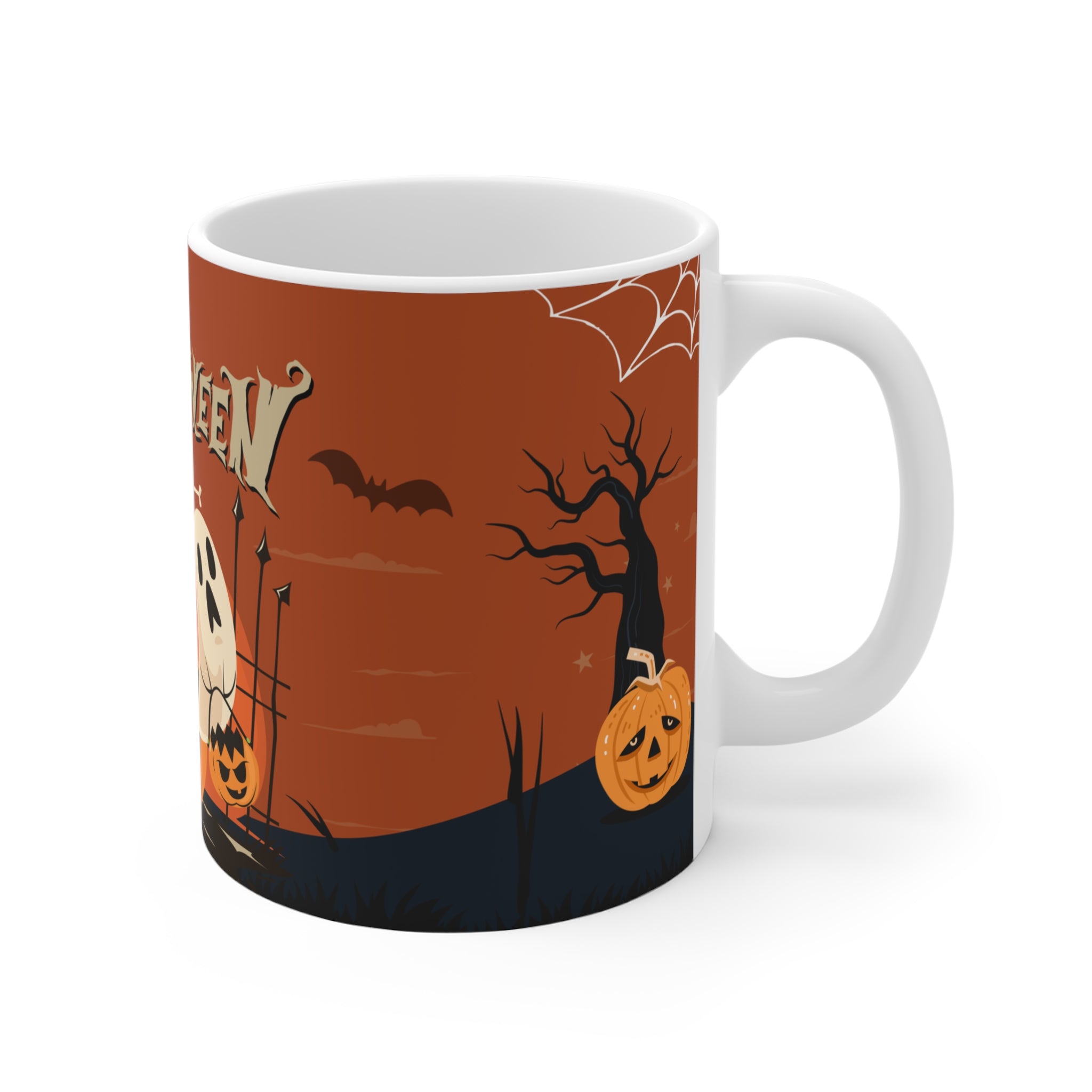 Happy Halloween with Pumpkin | Ceramic Mugs