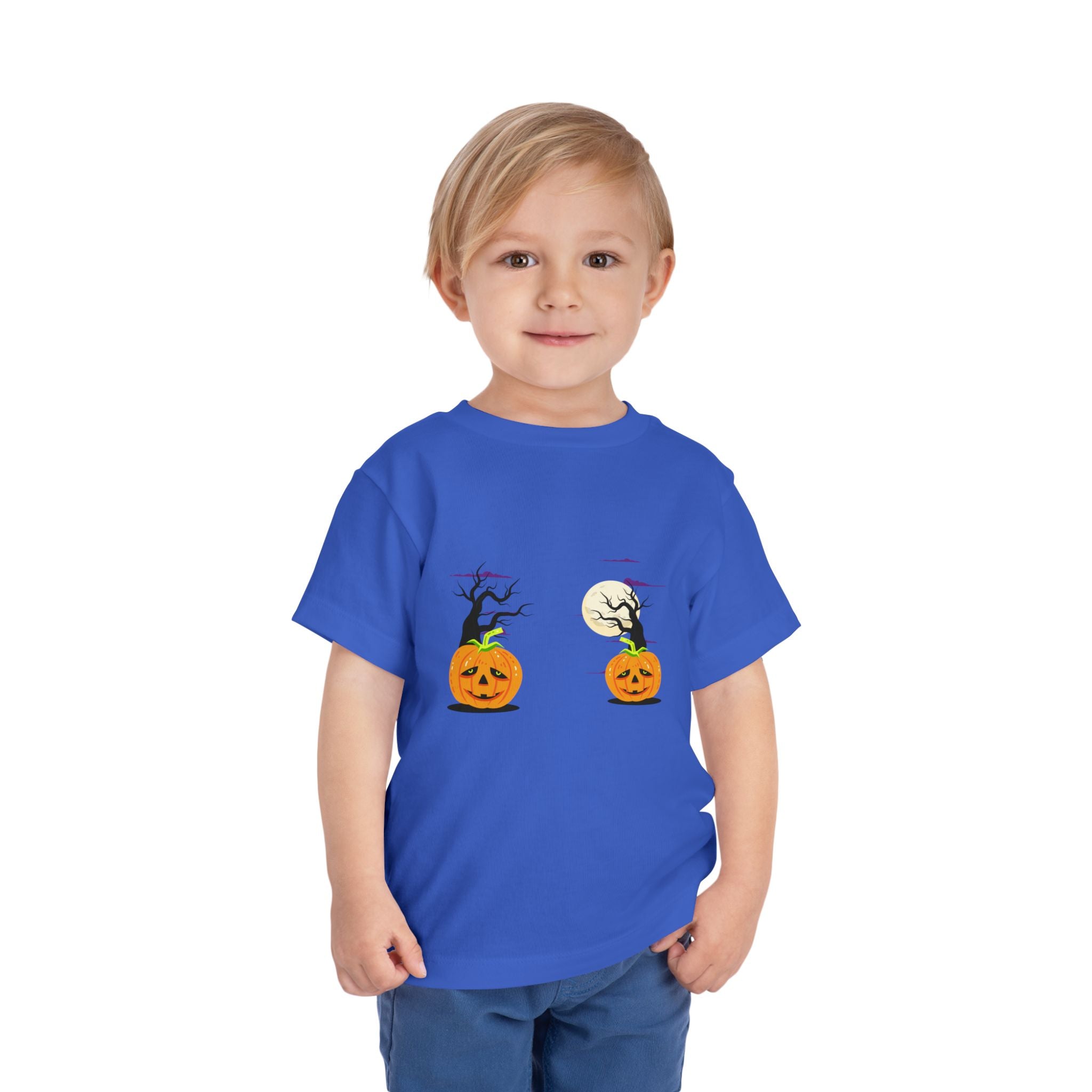 Happy Halloween with Cats | Toddler Short Sleeve Tee