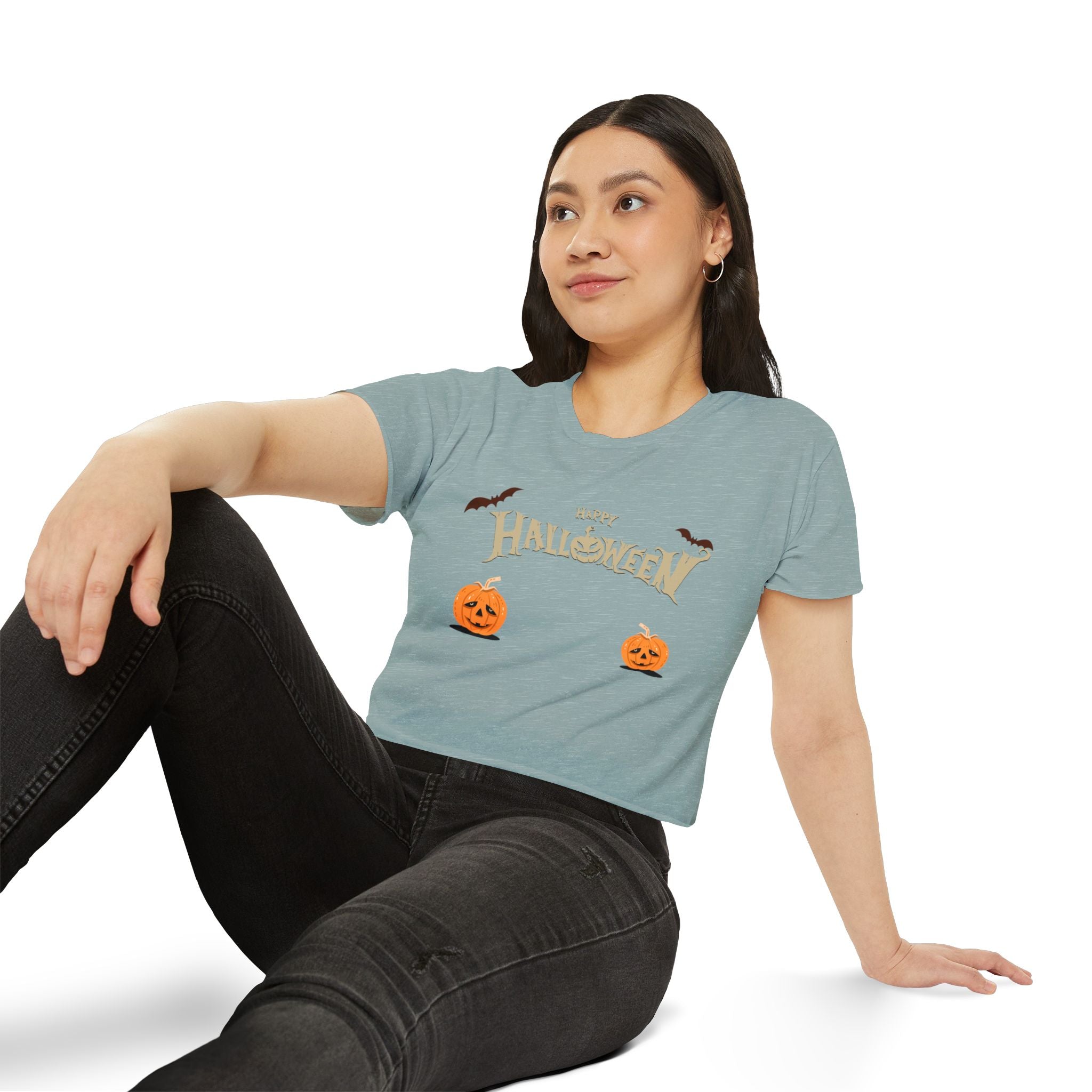 Happy Halloween with Cats | Women's Festival Crop Top