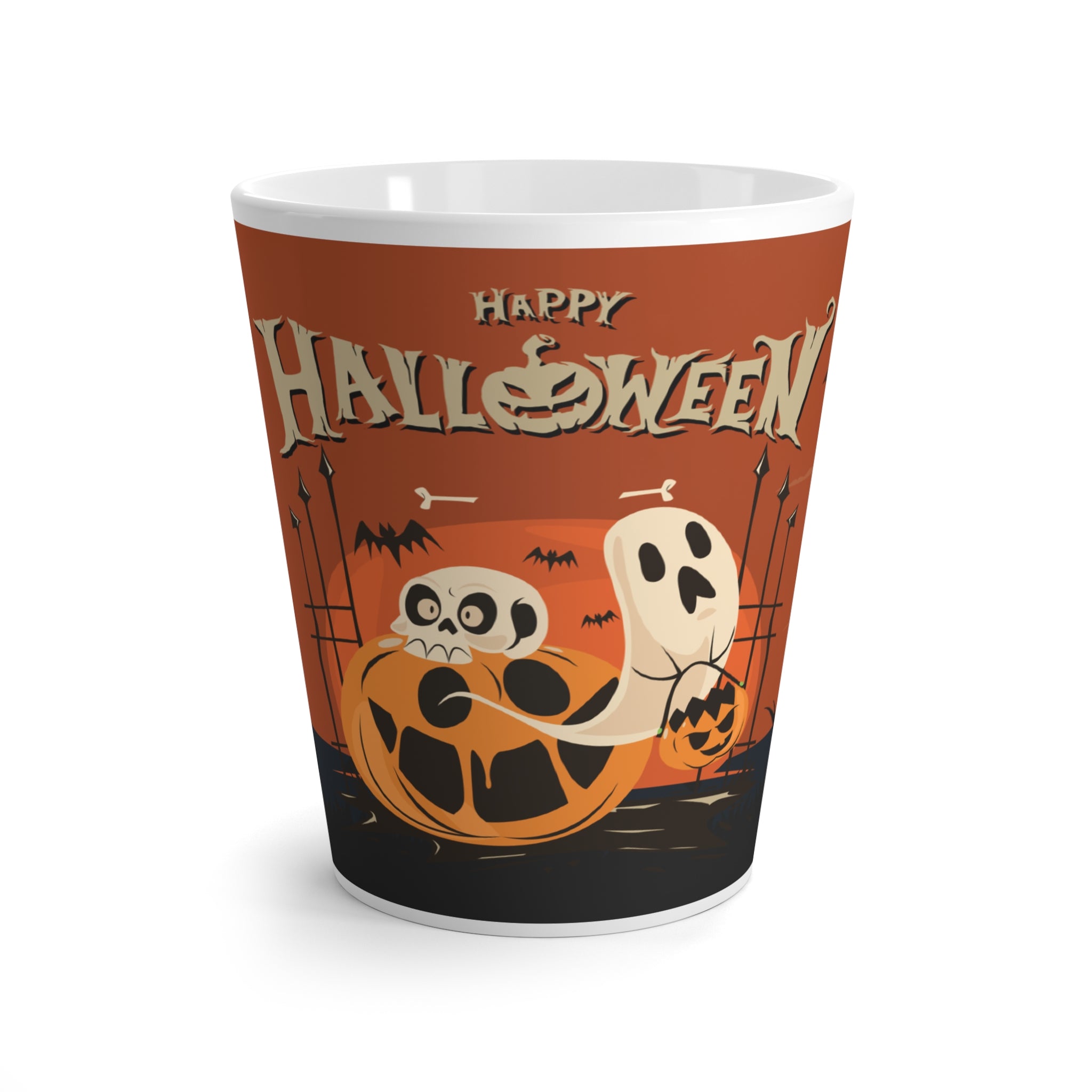 Happy Halloween with Pumpkin | Latte Mug