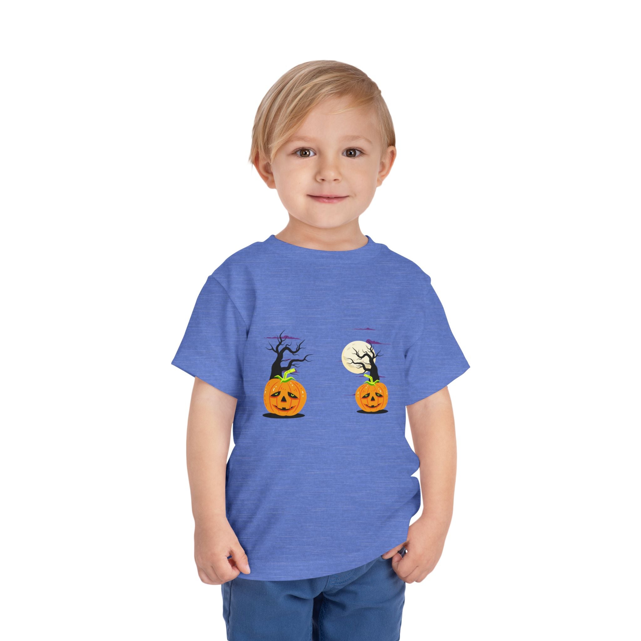Happy Halloween with Cats | Toddler Short Sleeve Tee