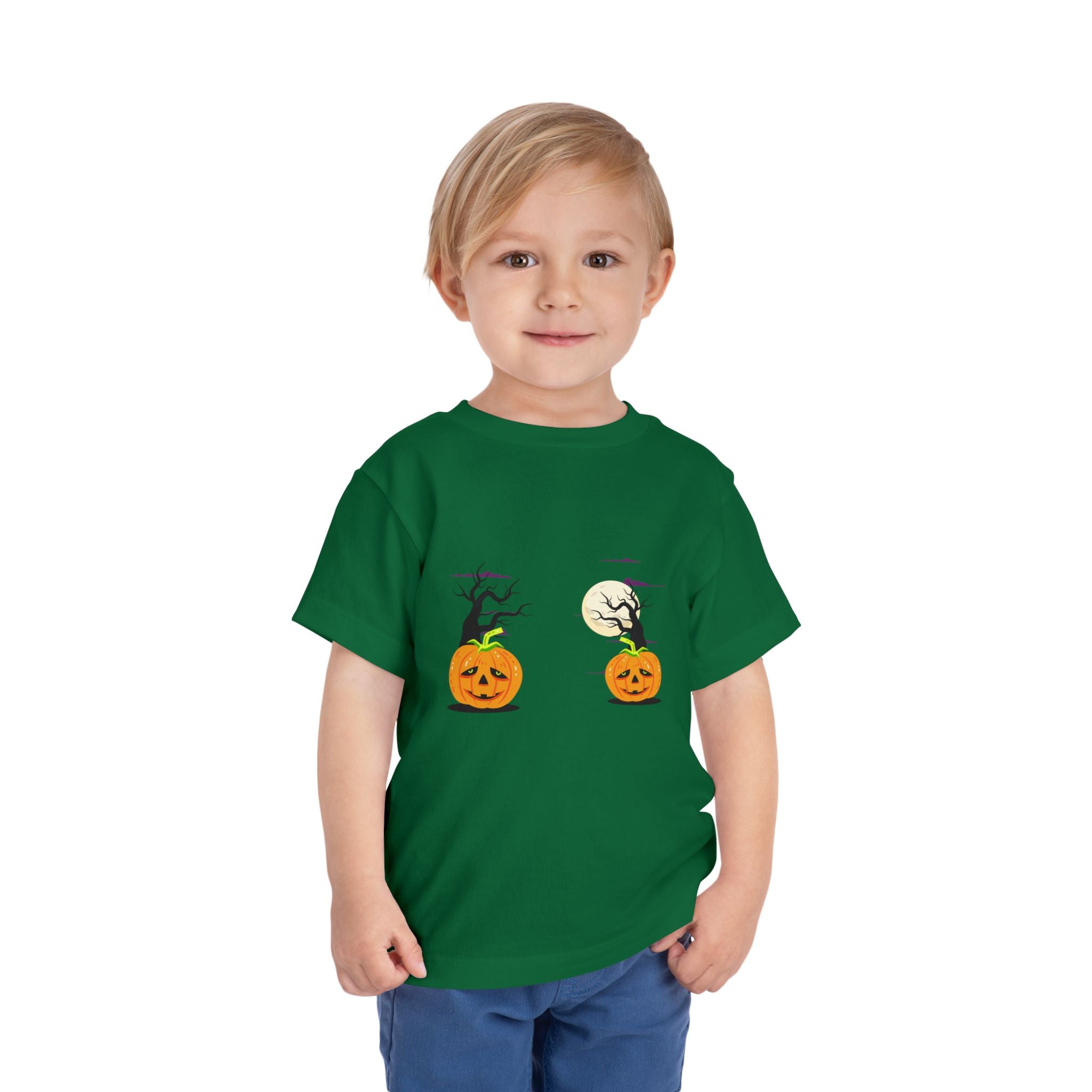 Happy Halloween with Cats | Toddler Short Sleeve Tee