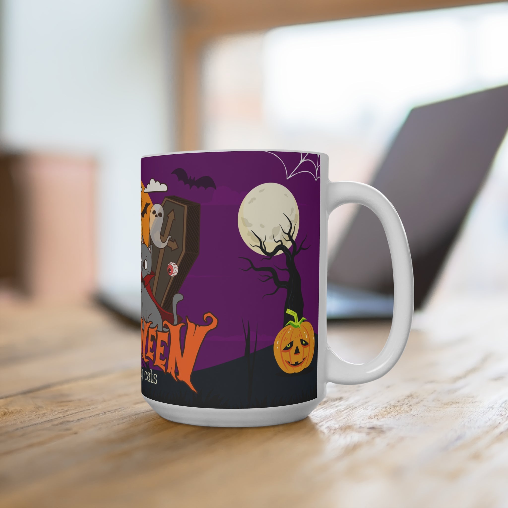Happy Halloween is Better with Cats | Ceramic Mug