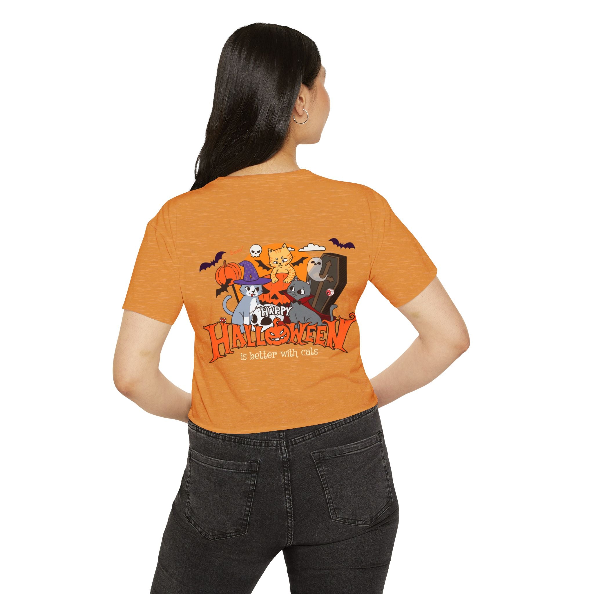 Happy Halloween with Cats | Women's Festival Crop Top