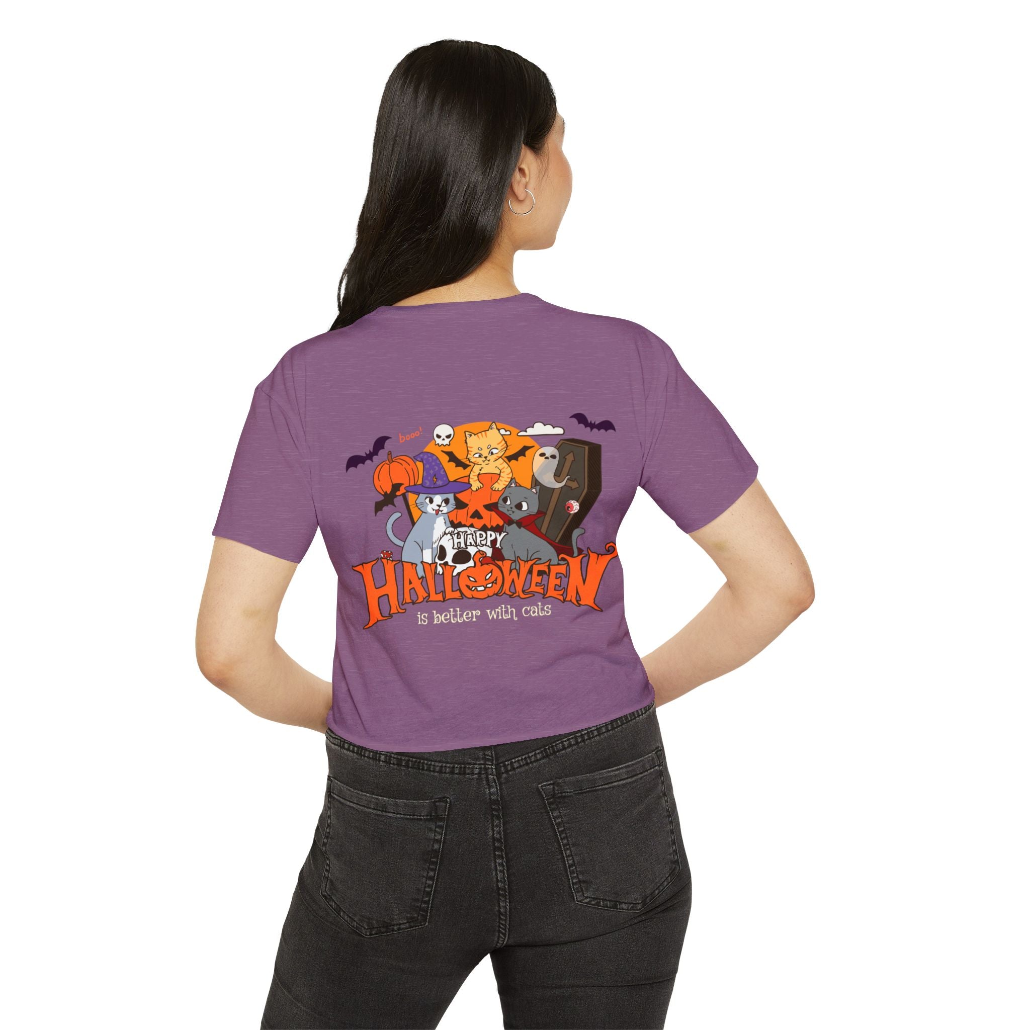 Happy Halloween with Cats | Women's Festival Crop Top