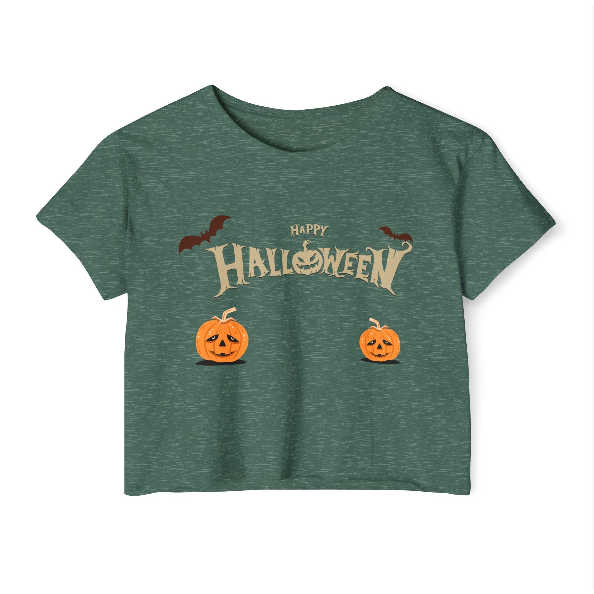 Happy Halloween with Cats | Women's Festival Crop Top