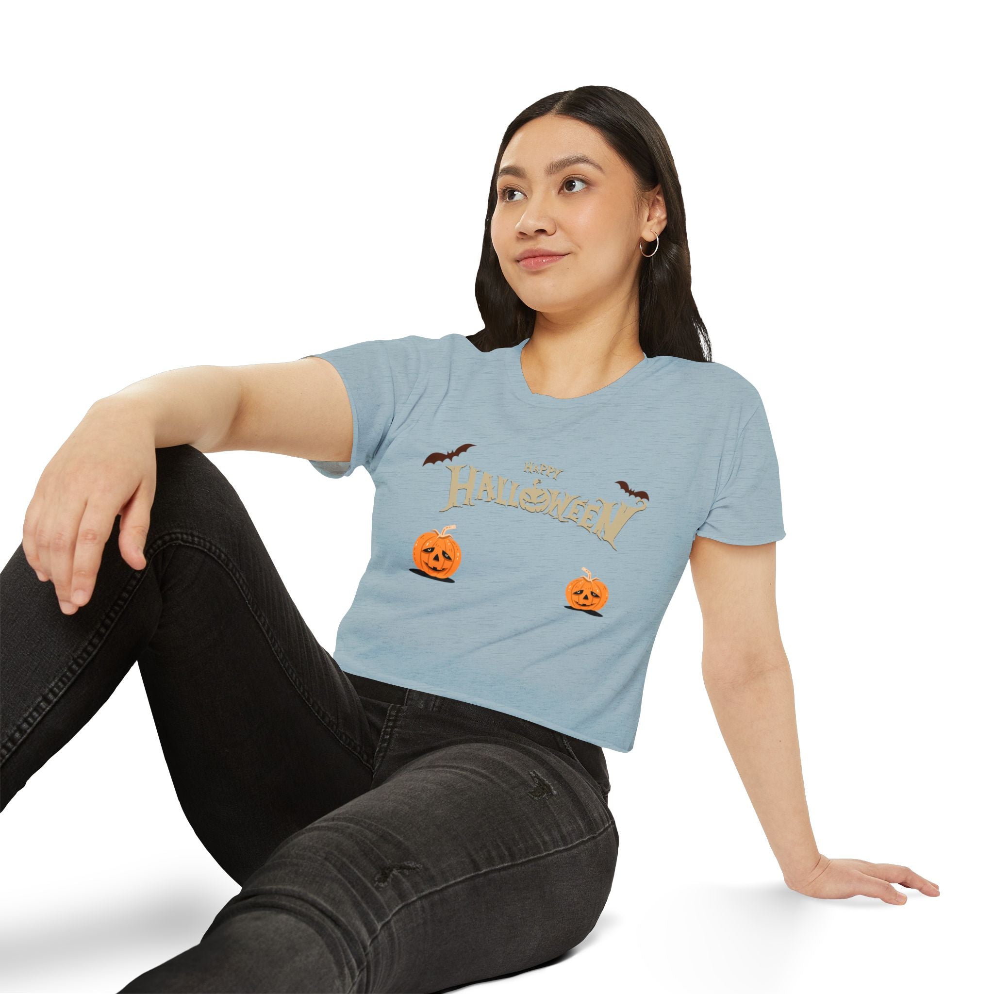 Happy Halloween with Cats | Women's Festival Crop Top