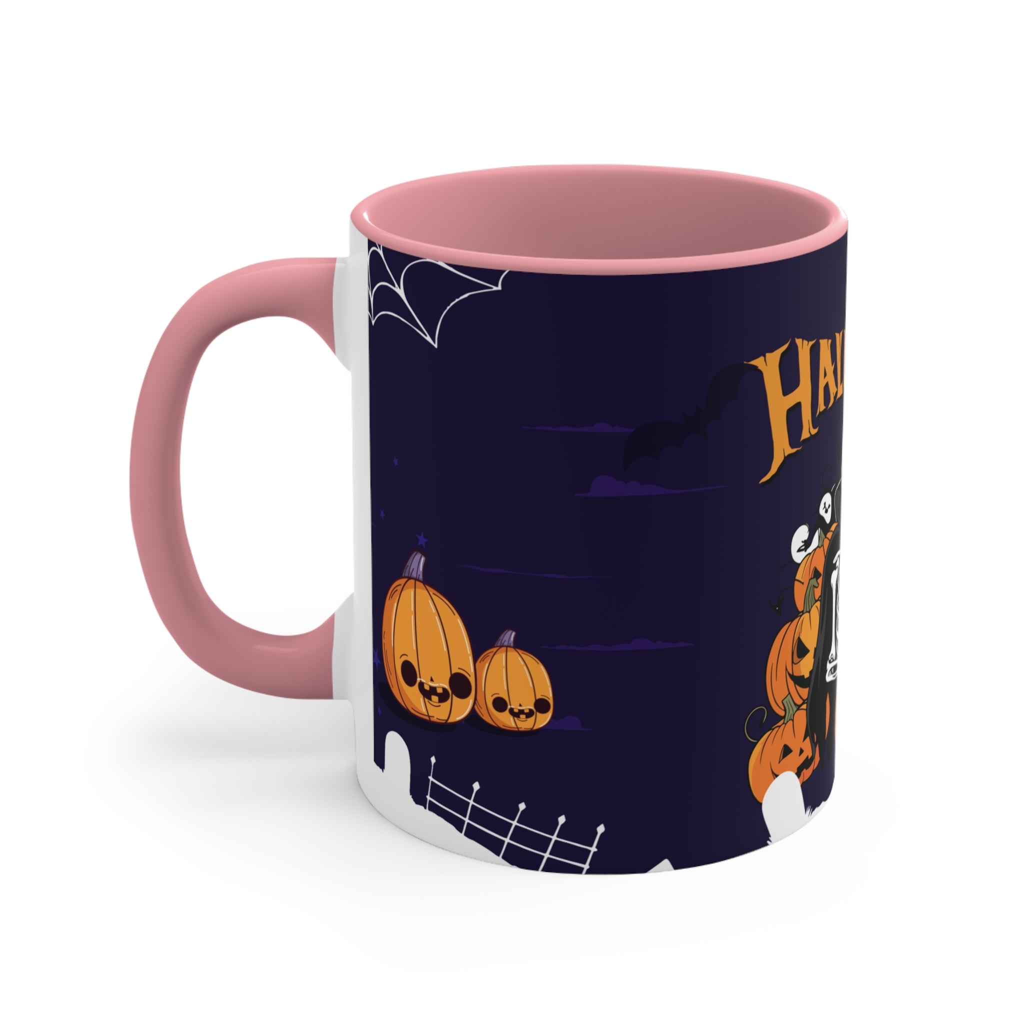 Halloween is Better with Skeleton | Colorful Accent Mugs