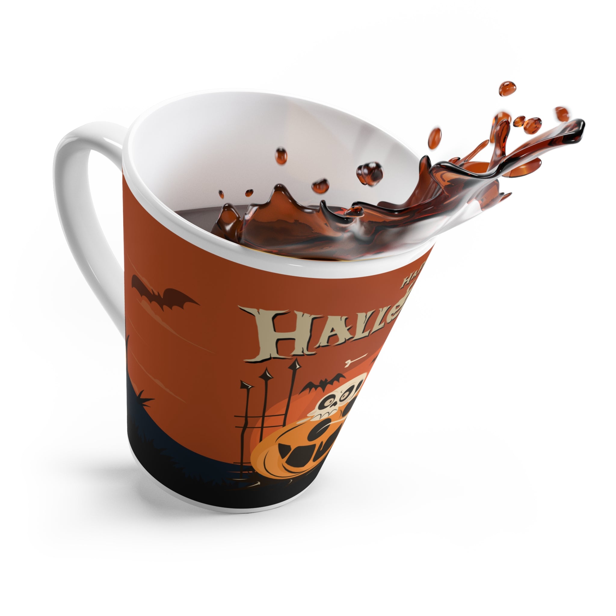Happy Halloween with Pumpkin | Latte Mug