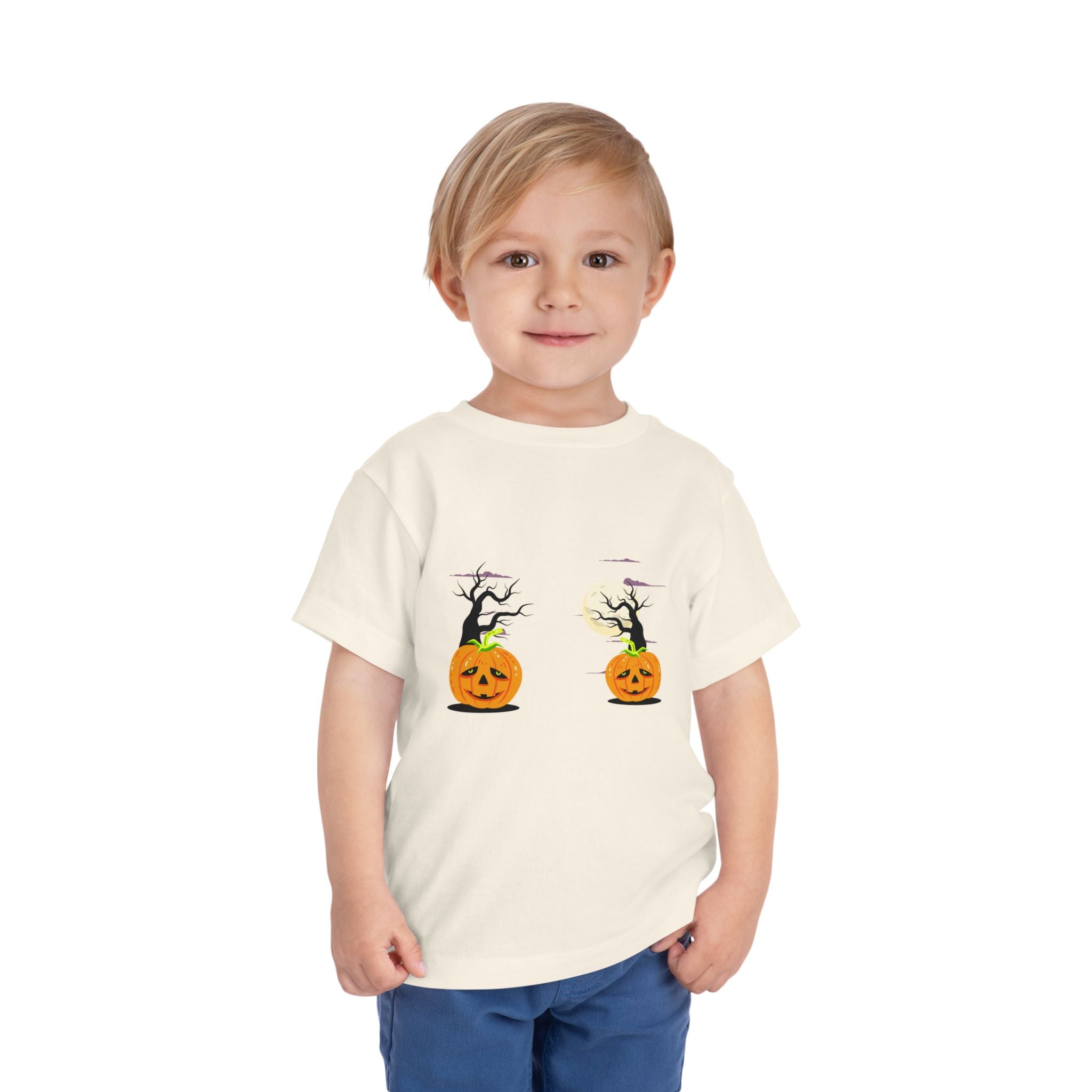 Happy Halloween with Cats | Toddler Short Sleeve Tee