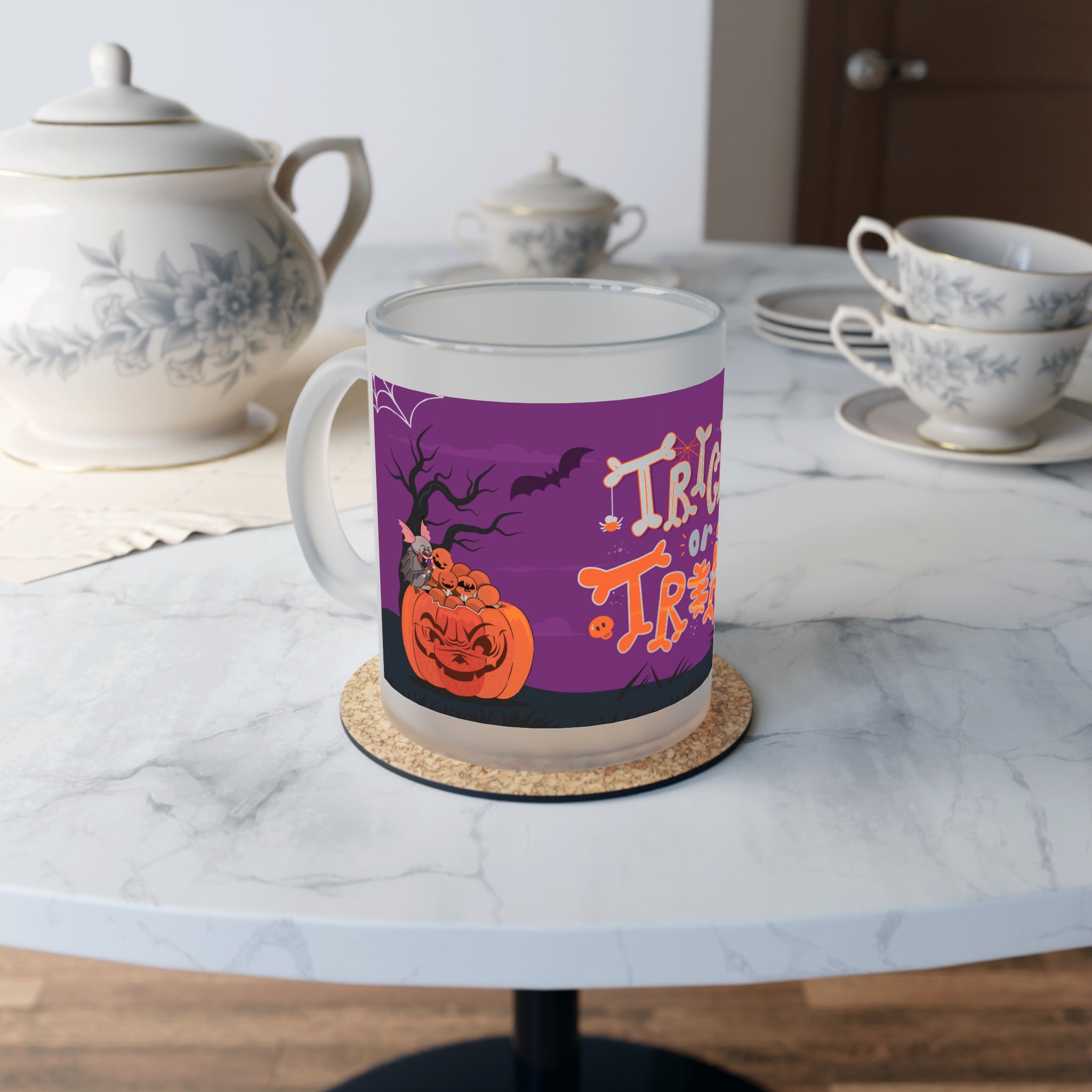 Trick or Treat | Frosted Glass Mug