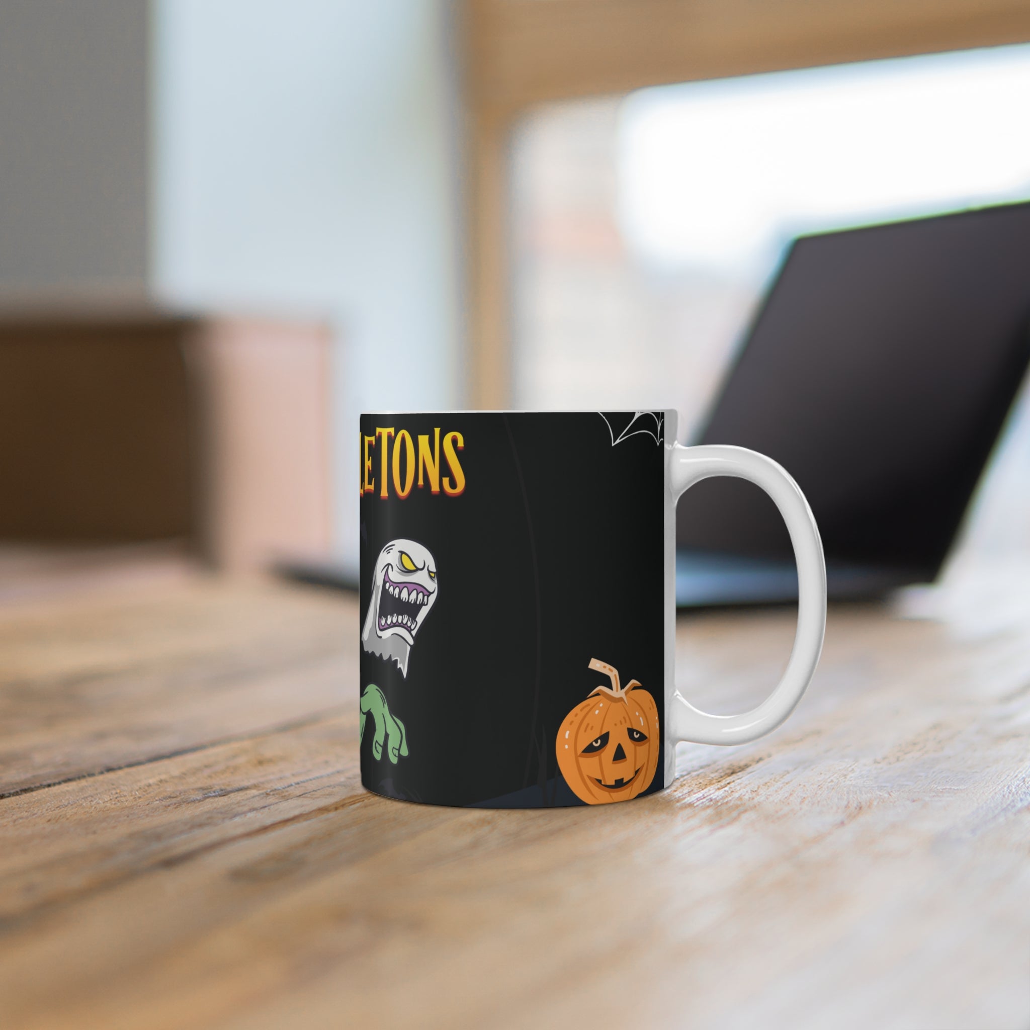 Creepy Skeletons Halloween | Spooky Night Fun | Mug
