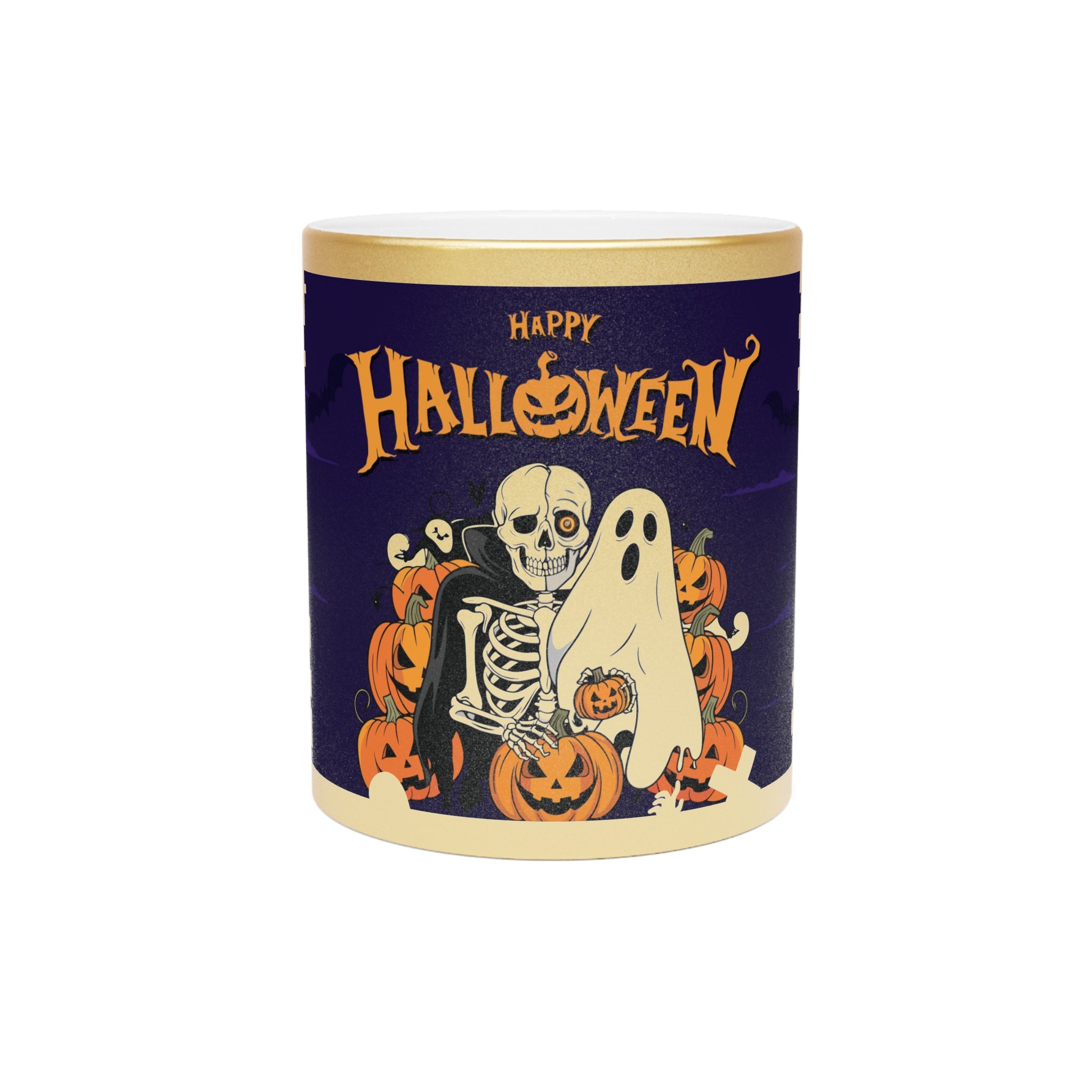 Halloween is Better with Skeleton | Metallic Mug