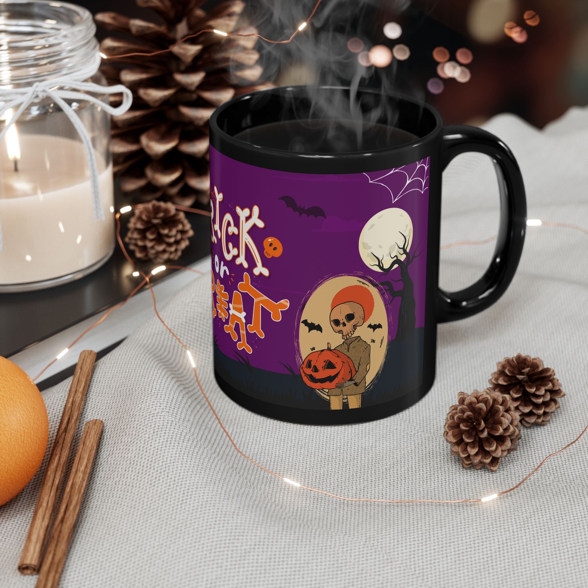 Trick or Treat | Black Mug
