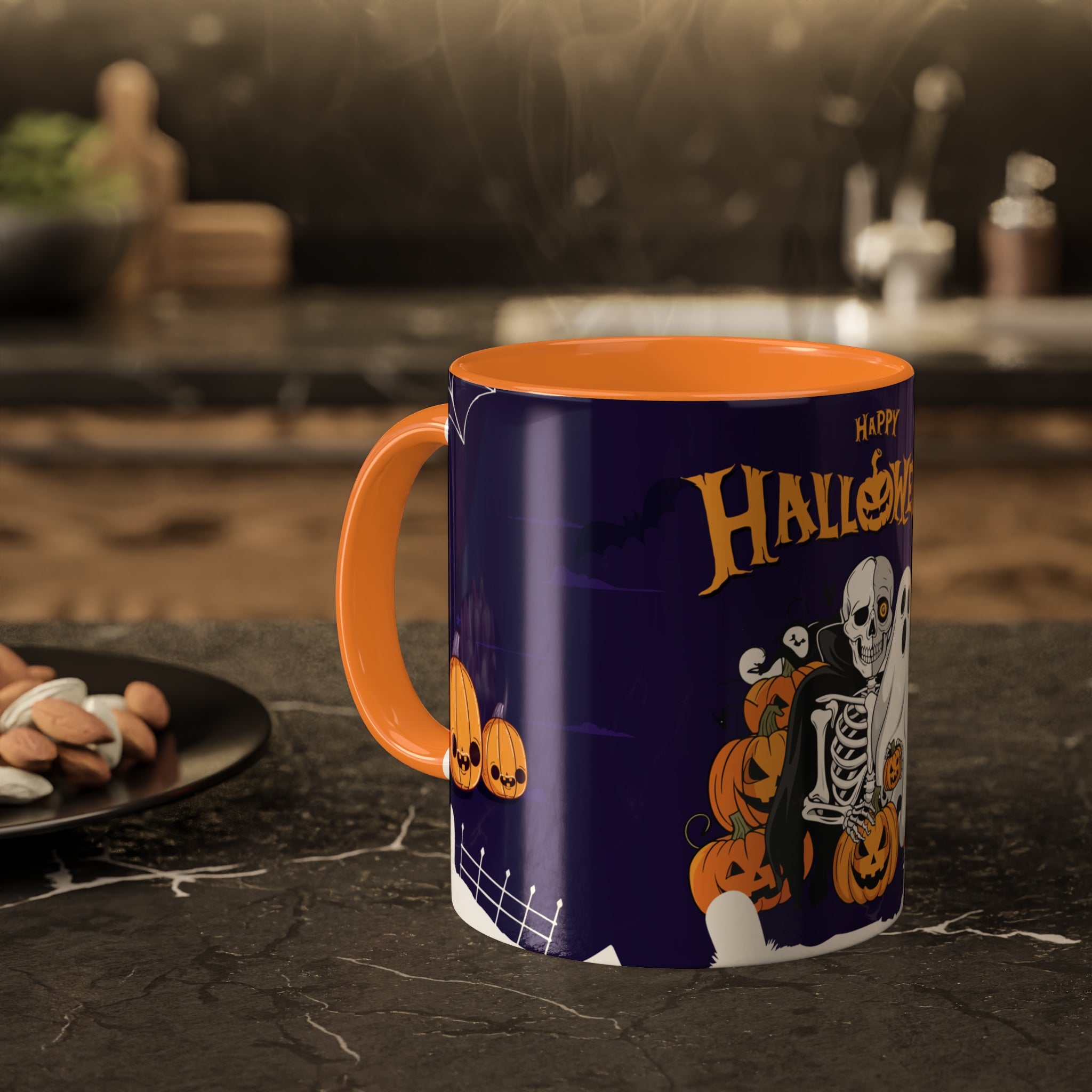 Halloween is Better with Skeleton | Colorful Mugs