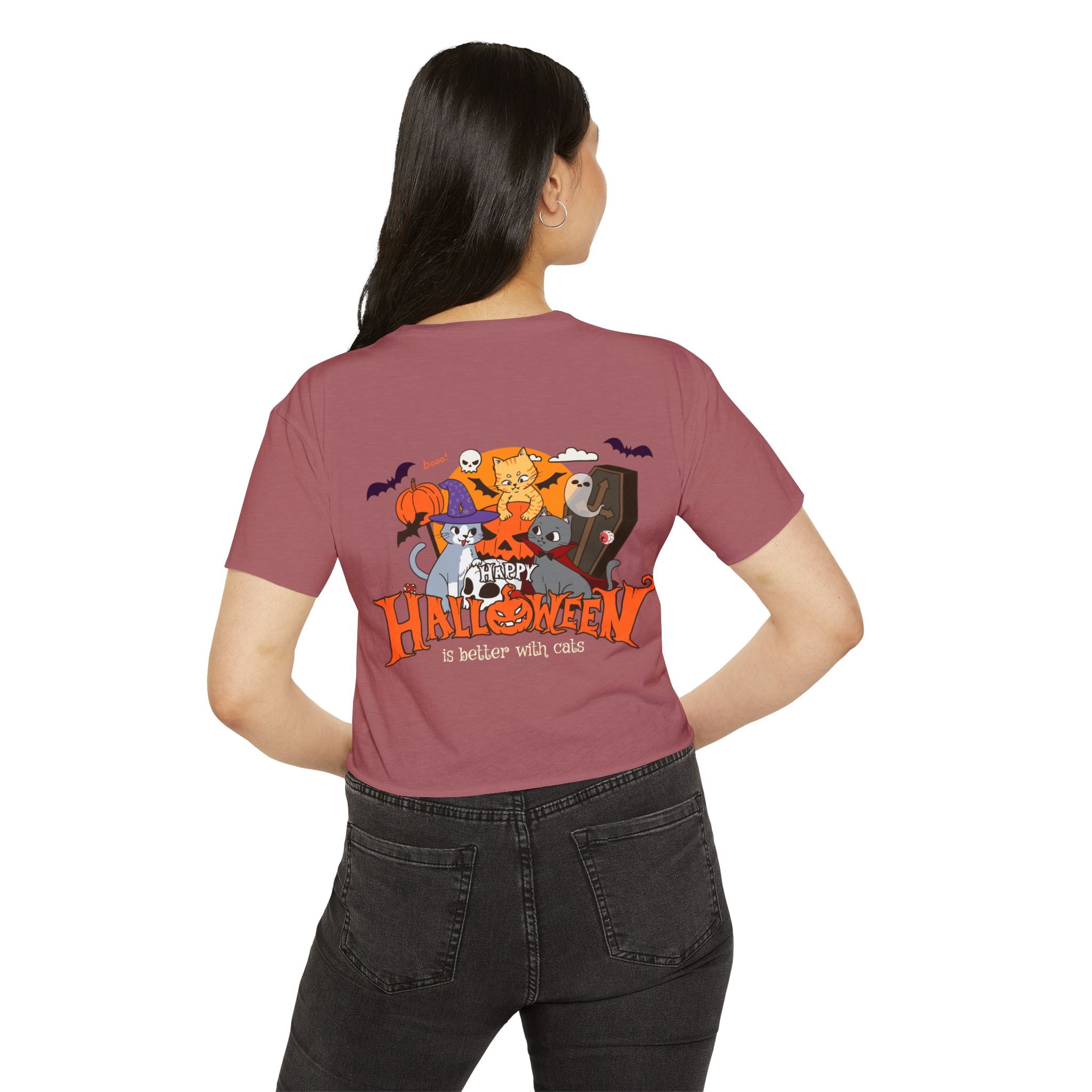 Happy Halloween with Cats | Women's Festival Crop Top