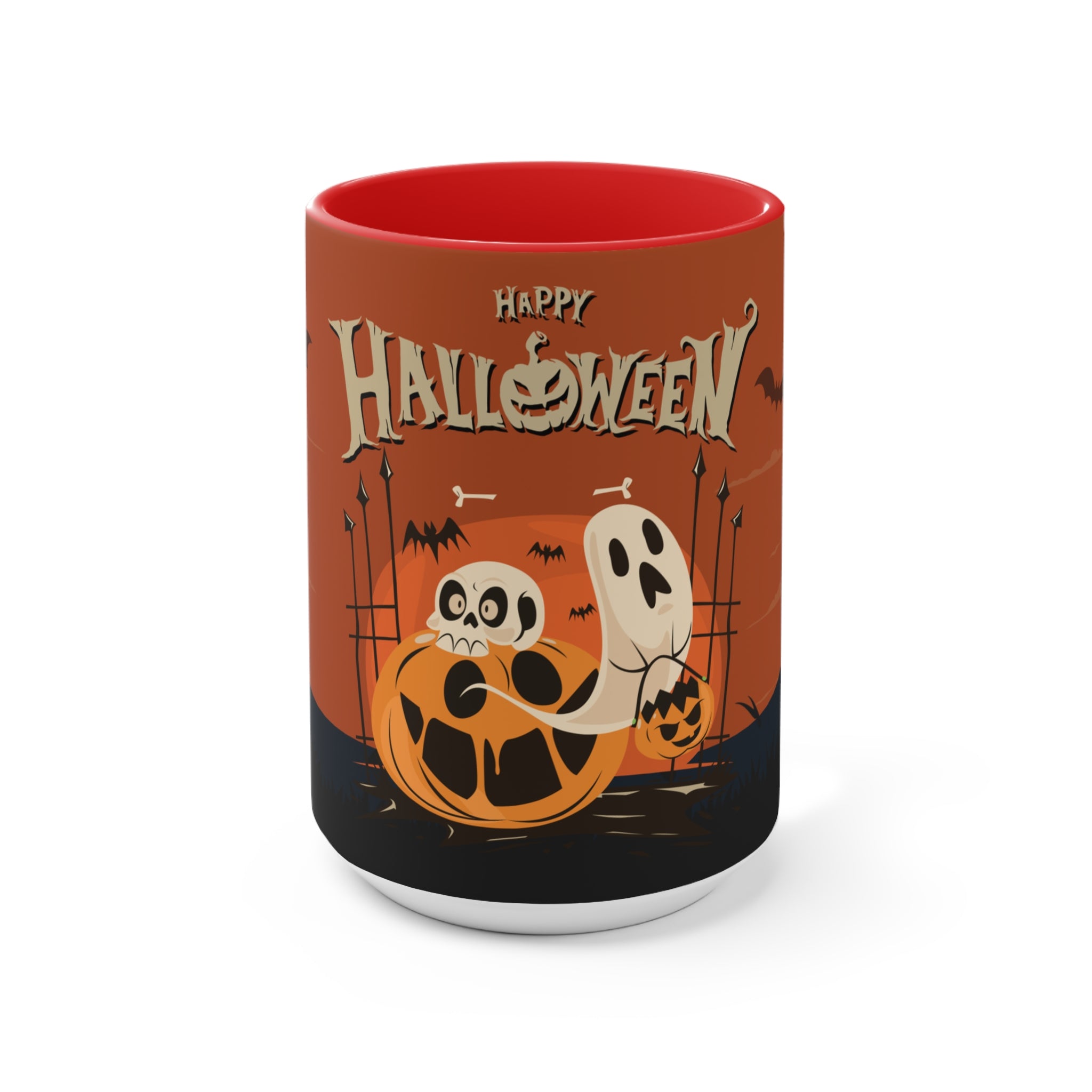 Happy Halloween with Pumpkin | Accent Mugs