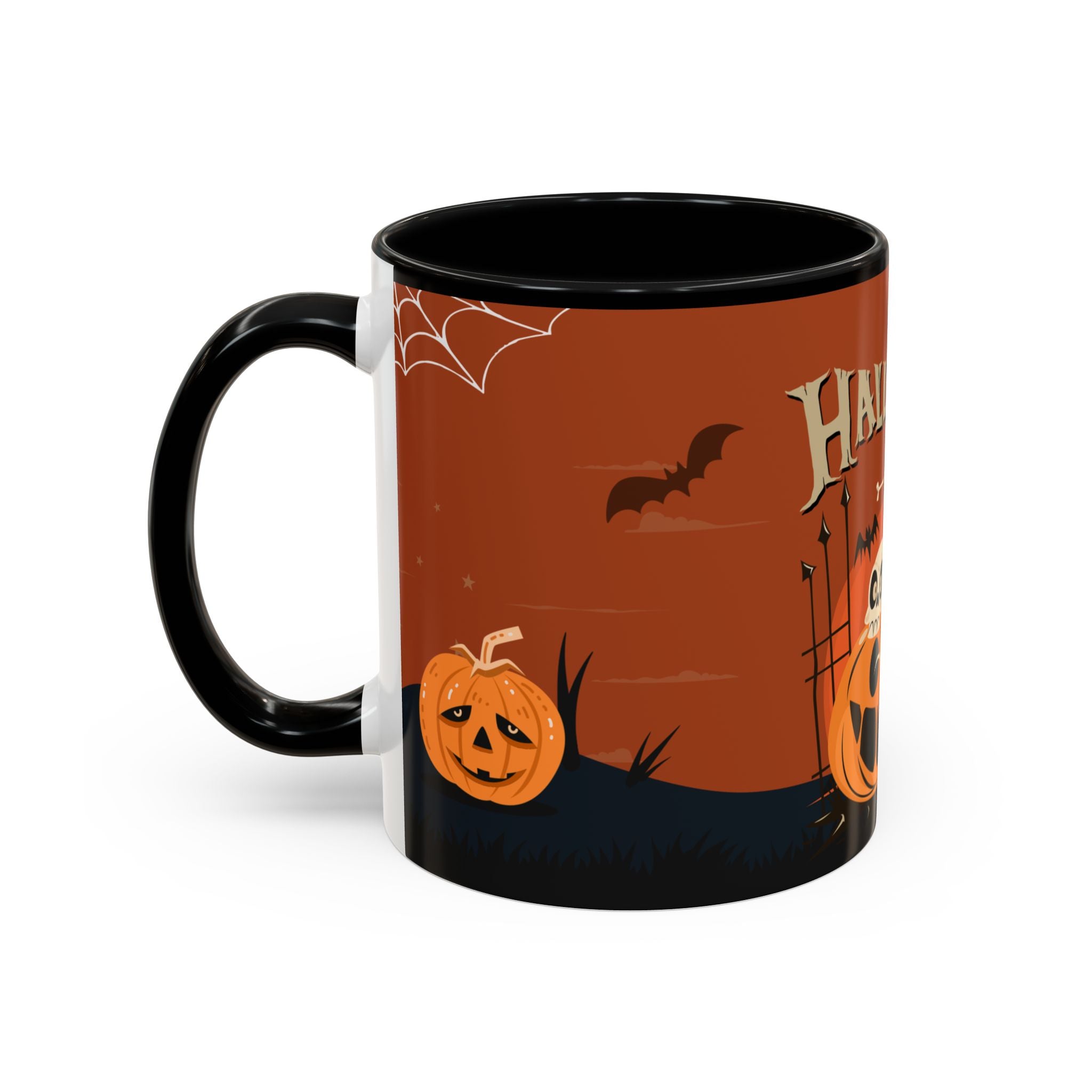Happy Halloween with Pumpkin | Accent Coffee Mug