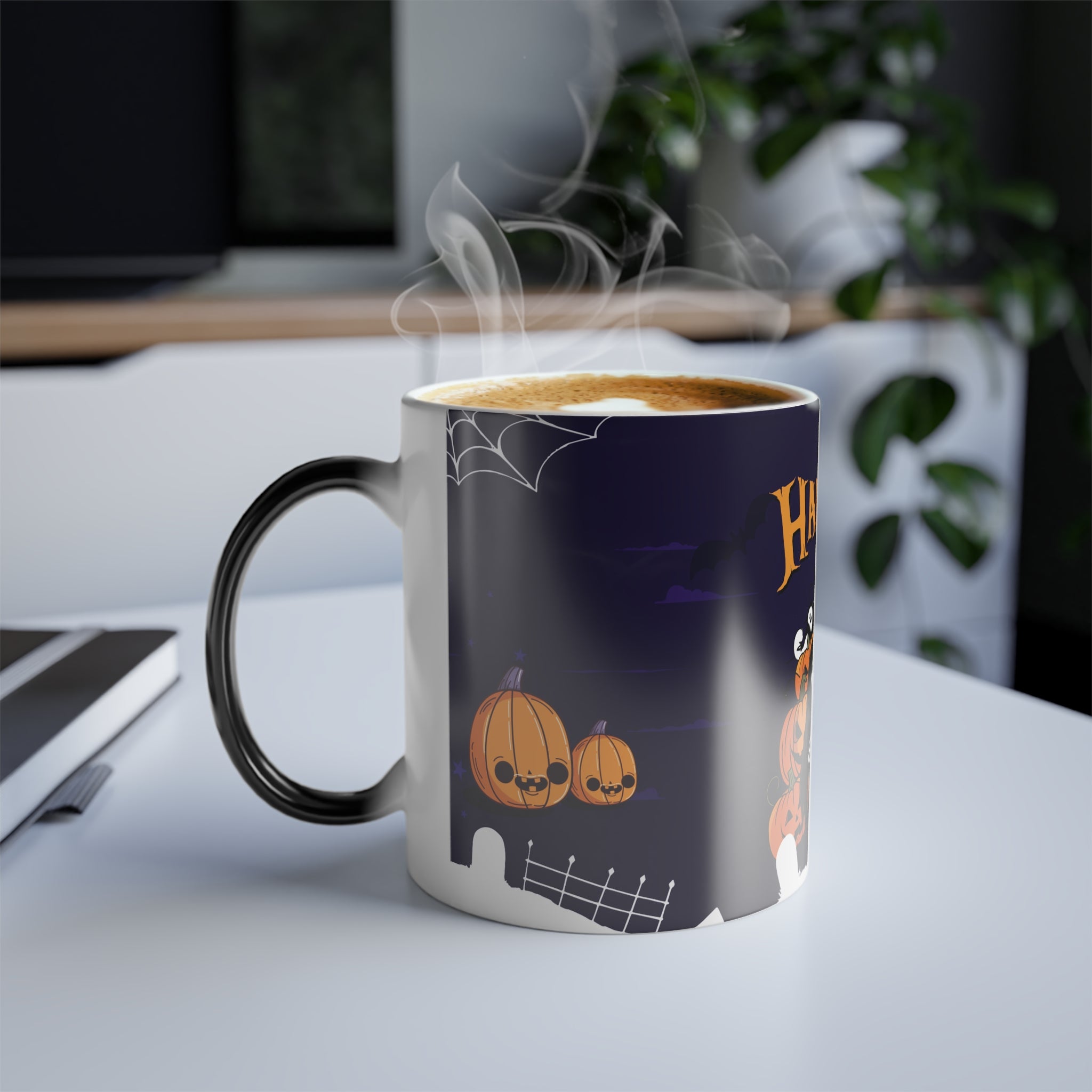 Halloween is Better with Skeleton | Color Morphing Mug