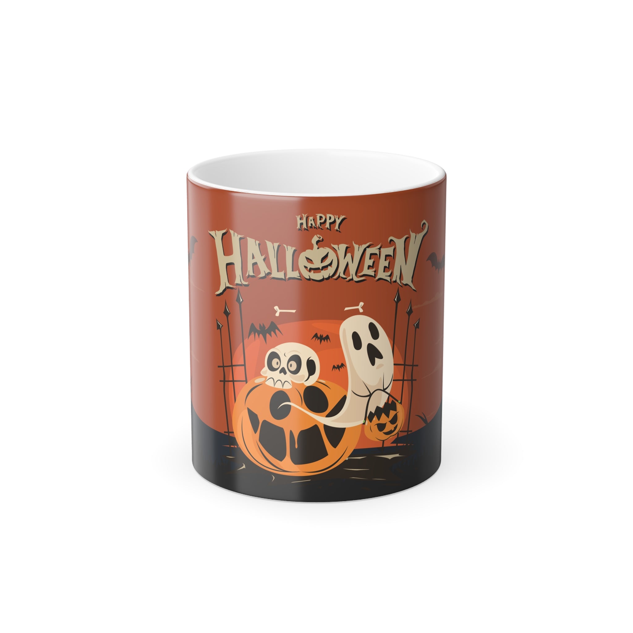 Happy Halloween with Pumpkin | Color Morphing Mug