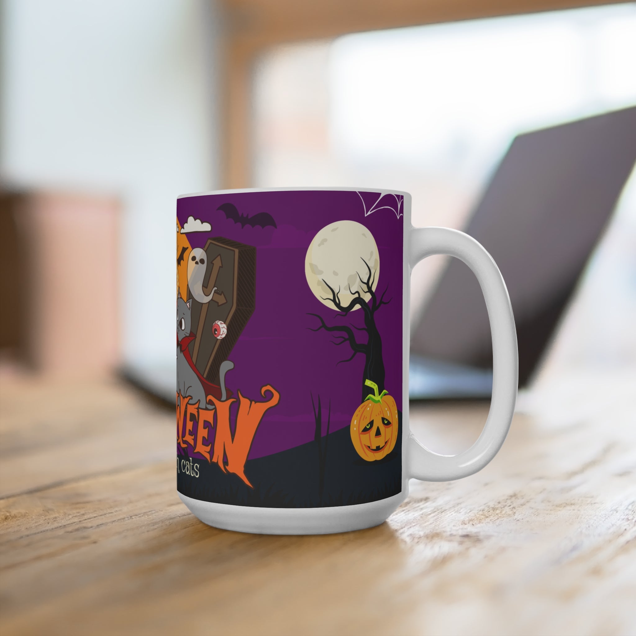 Happy Halloween is Better with Cats | Mug