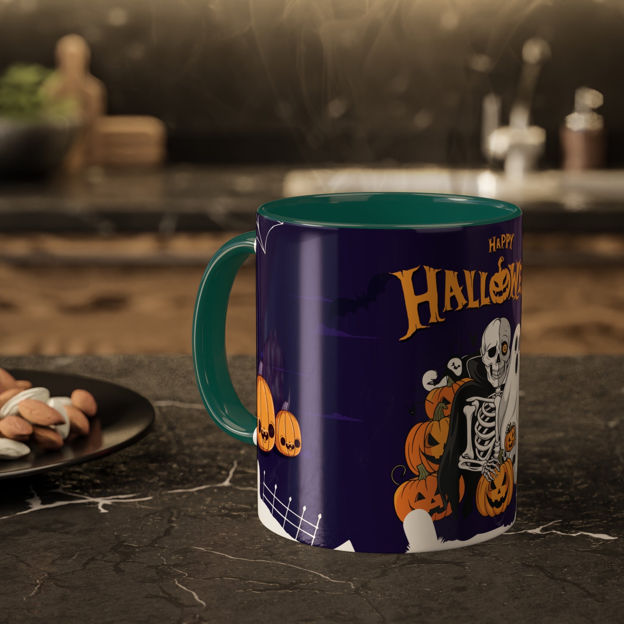 Halloween is Better with Skeleton | Colorful Mugs