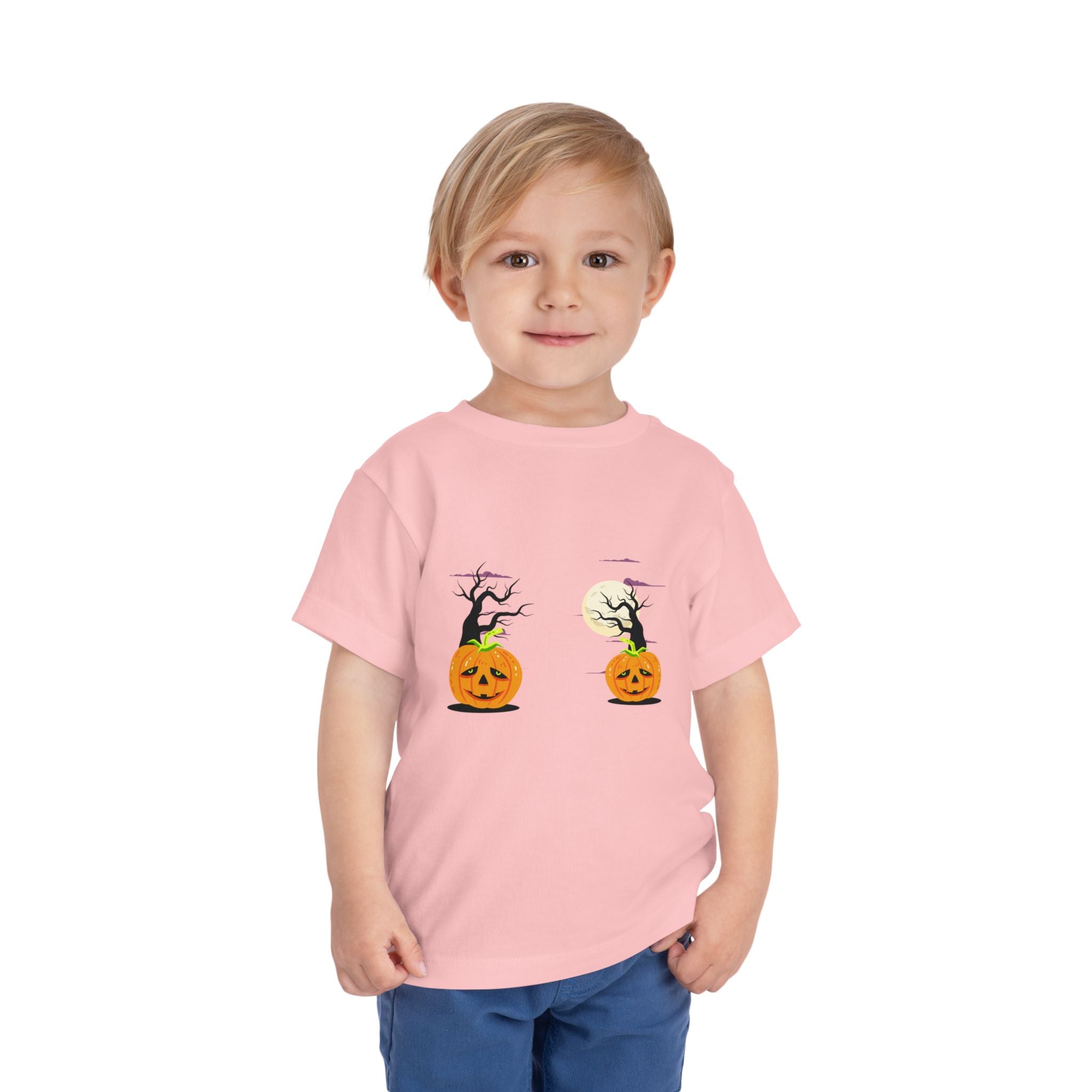 Happy Halloween with Cats | Toddler Short Sleeve Tee