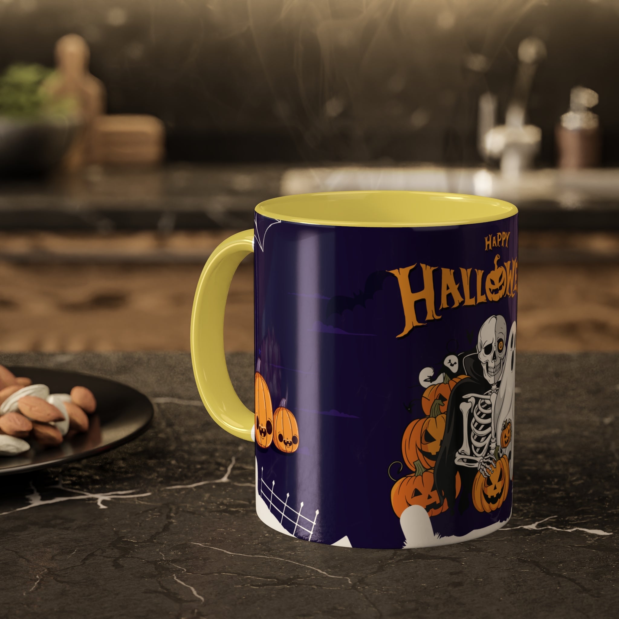 Halloween is Better with Skeleton | Colorful Mugs