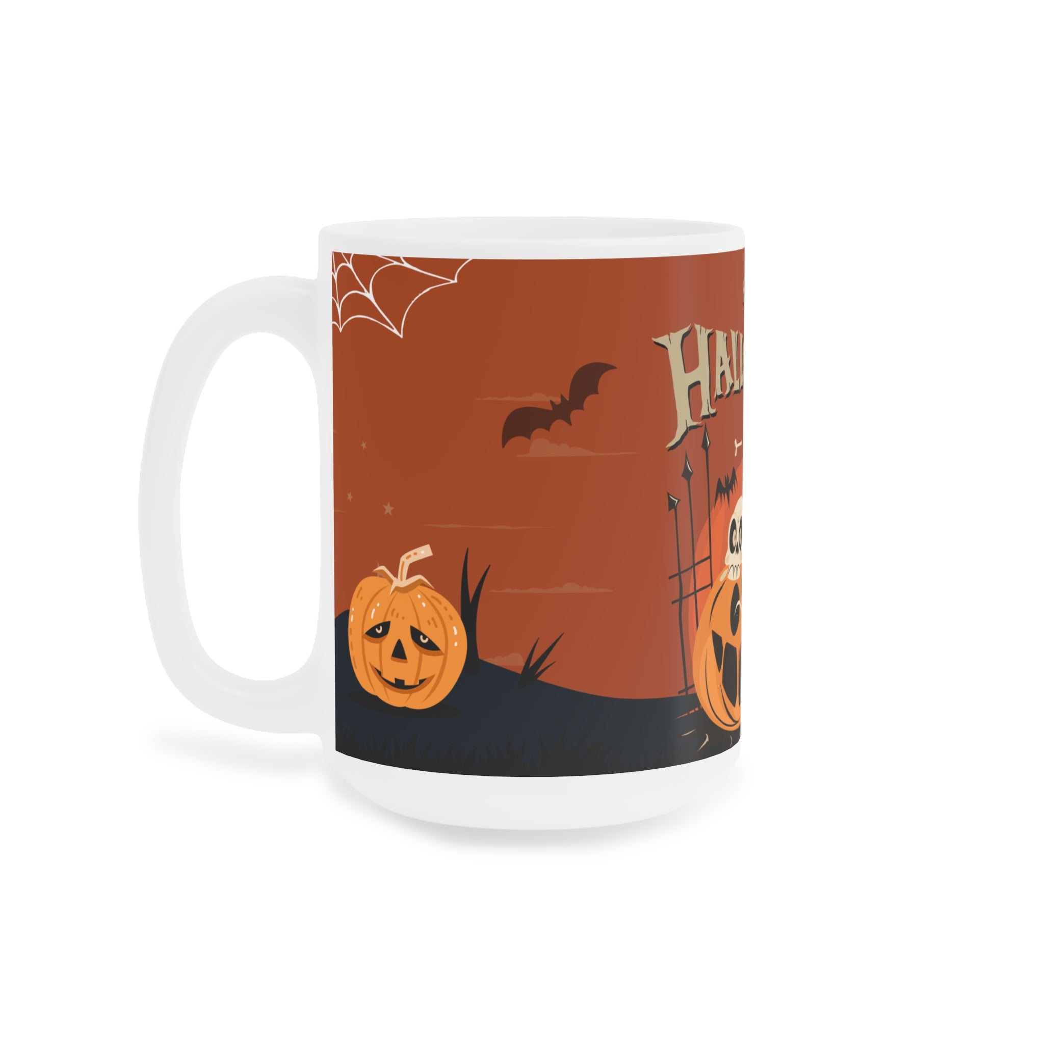 Happy Halloween with Pumpkin | Ceramic Mugs