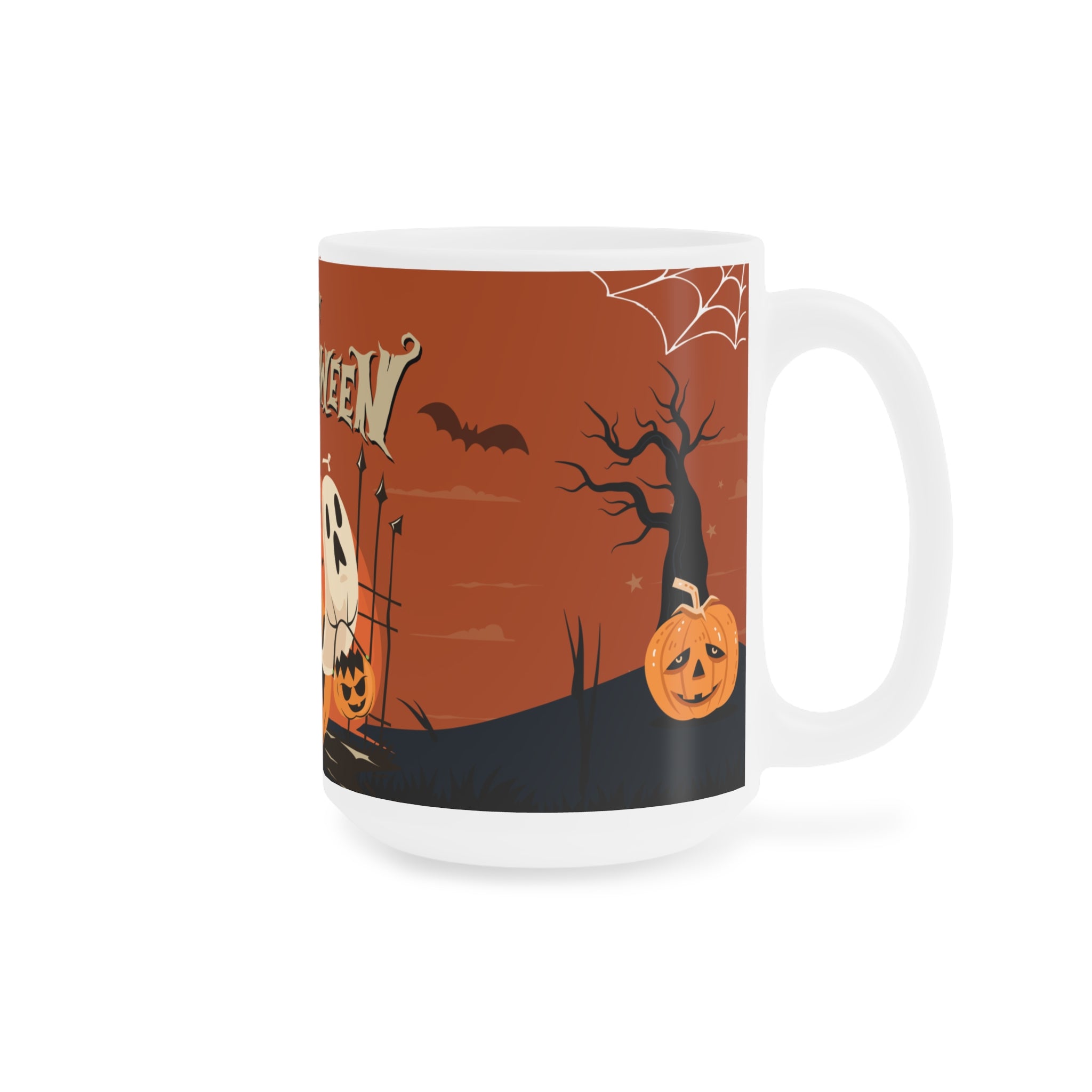 Happy Halloween with Pumpkin | Ceramic Mugs
