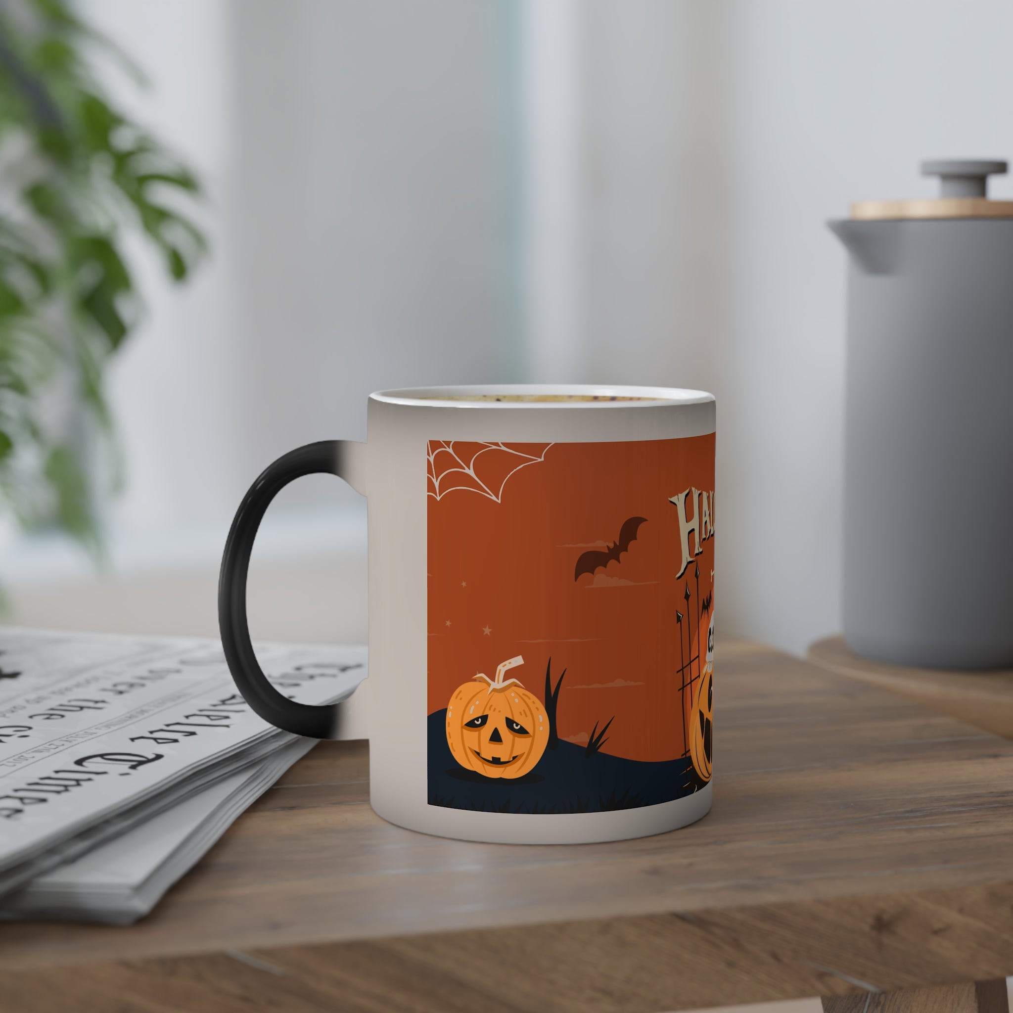 Happy Halloween with Pumpkin | Color-Changing Mug