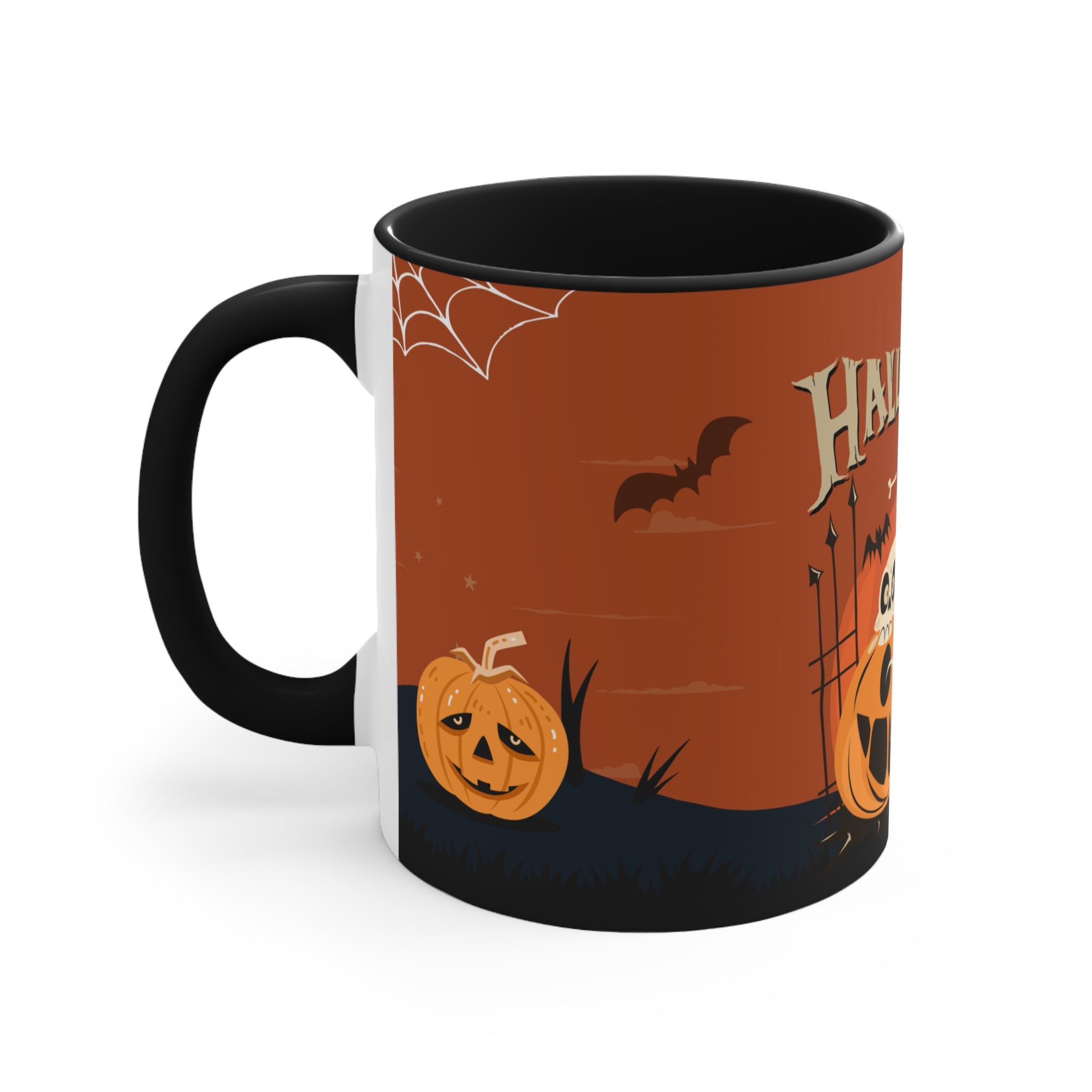 Happy Halloween with Pumpkin | Accent Mugs